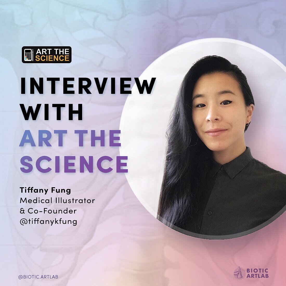 Back in the spring, @tiffanykfung had the pleasure of interviewing with @artthescience a Canadian non-profit organization that celebrates the culture at the intersection of art and science. She shares about her background in art history, her various 