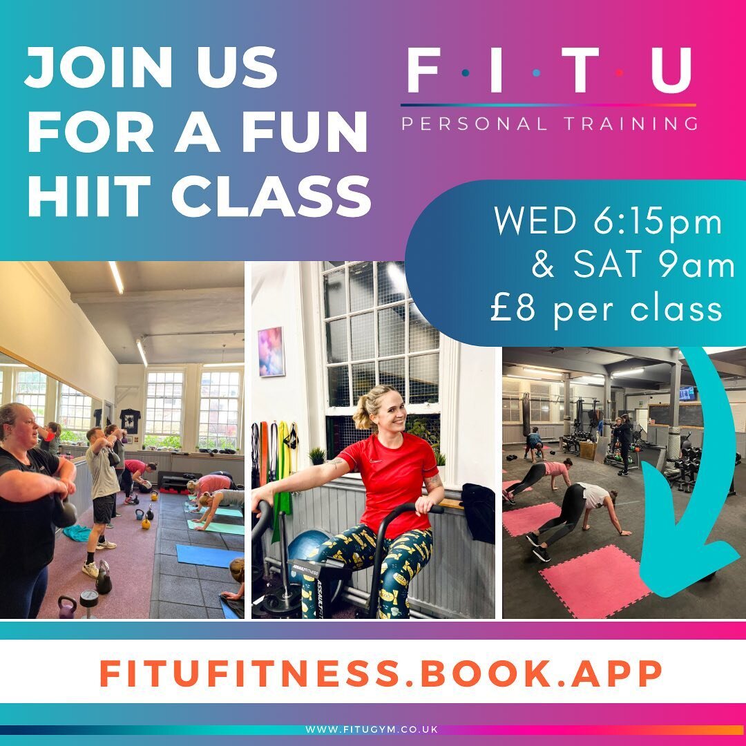 Do you want to get in shape and have fun doing it?! Join us for our HIIT classes on Wednesdays at 6.15pm and Saturdays at 9am. 

These classes are for anyone and everyone. All abilities welcome! We have a welcoming and encouraging environment and lau