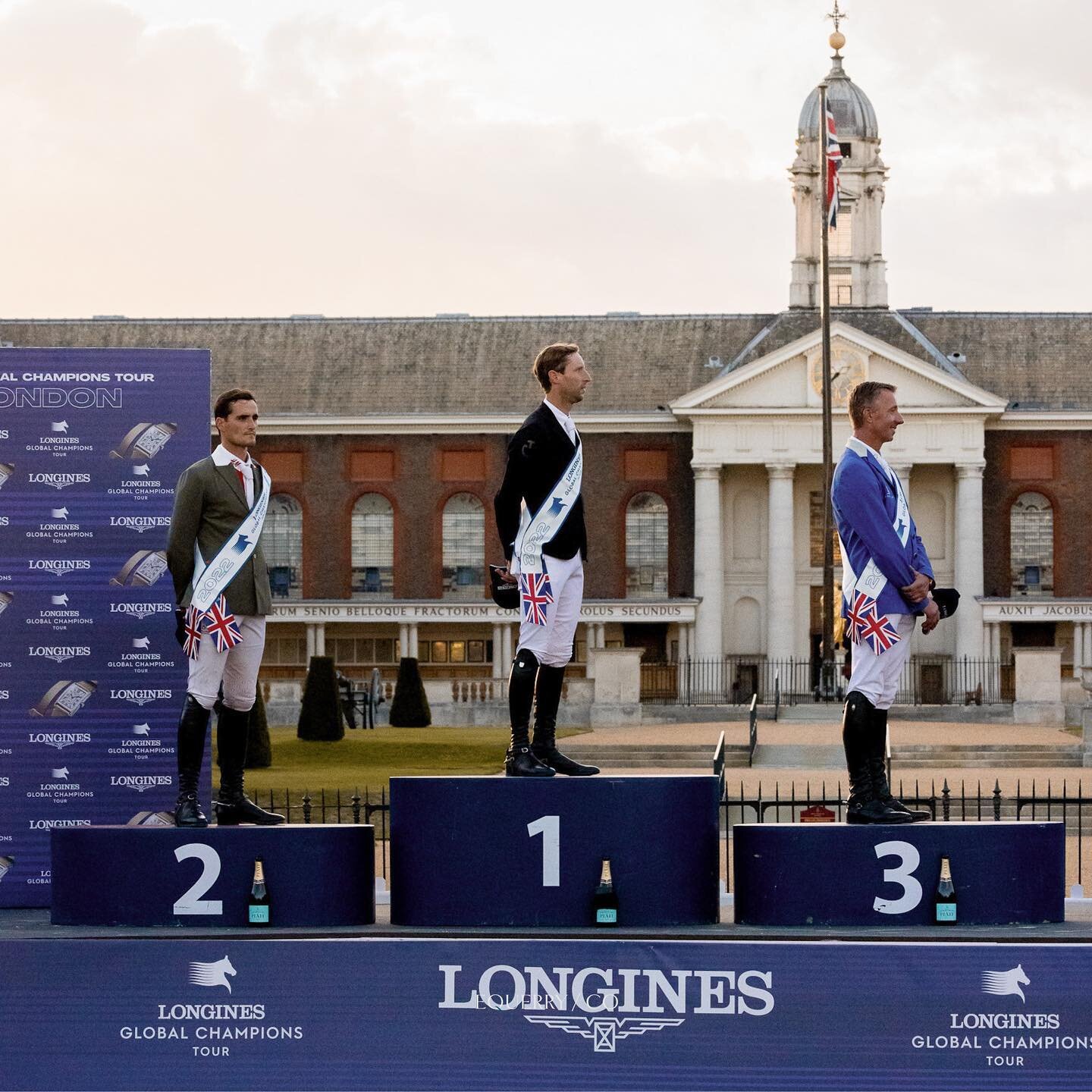 Champagne showers for @pieterdevos.official, @olivier_philippaerts and @jurvrielingofficial 🍾

Winners of the LGCT Grand Prix of London 🥇🥈🥉

&mdash;&mdash;
#equestrianathletes #showjumping #showjumpers #lgct #equestrianlife #equestrianphotography