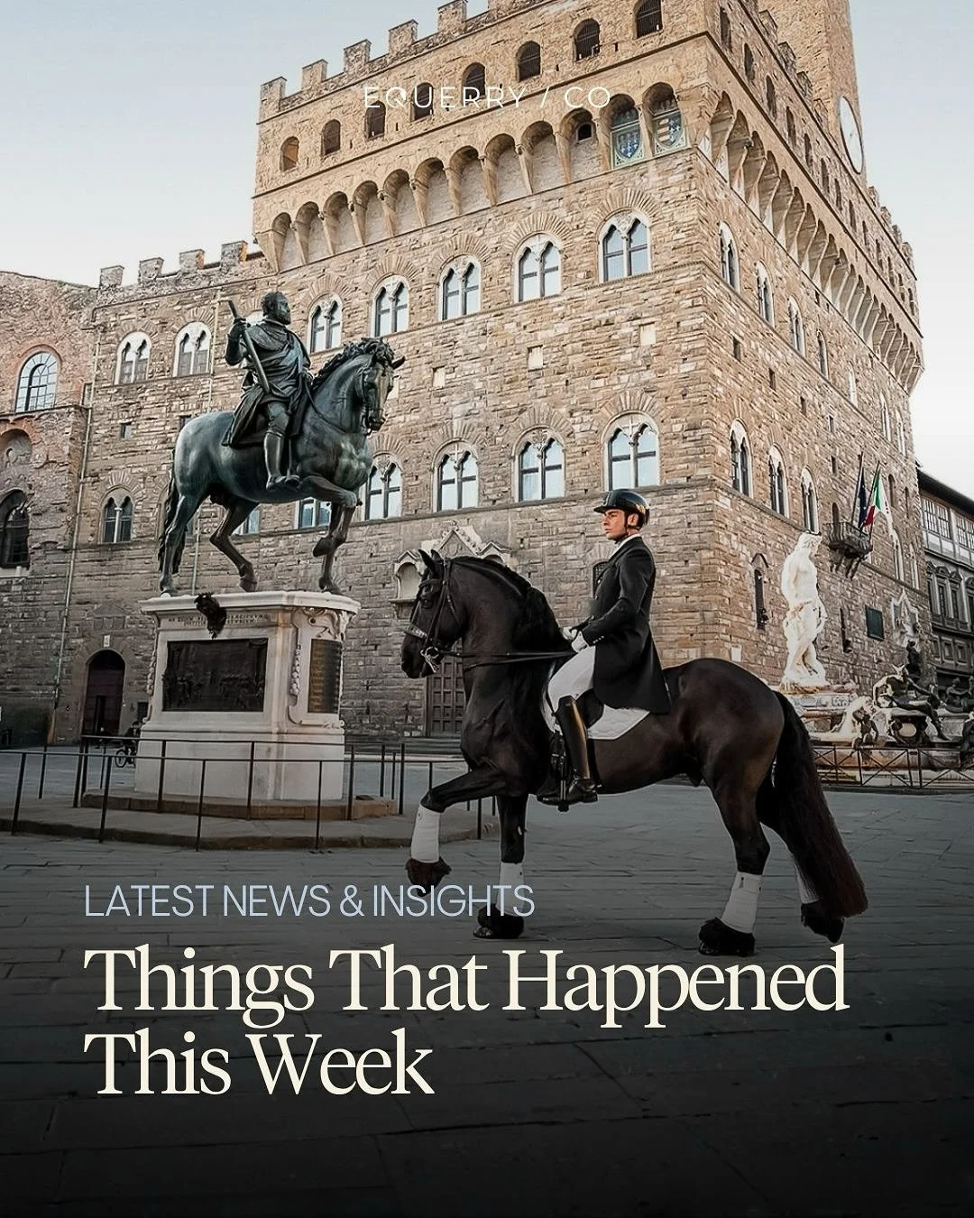 Things that happened this week:

🏛️ National Federations have voted and approved the new &lsquo;blood rule&rsquo; in showjumping.

🐎 The FEI will soon allow riders to use snaffle bridles at Grand Prix level in CDI3* and CDIO3* events. 

🖥️ Equipas