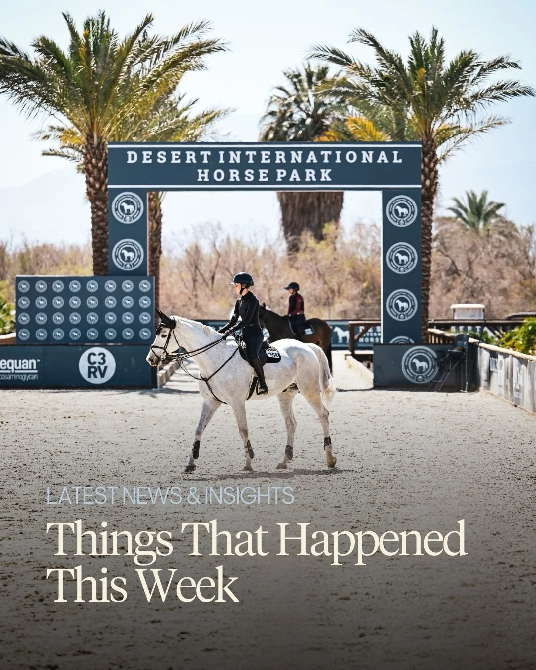 Things that happened this week:

❤️ Tributes have celebrated two of the most iconic horses in modern dressage, Valegro and Utopia.

🌏 The 2025 Asian Championships have shown diversity across a wide range of disciplines, expanding beyond jumping.

🎬