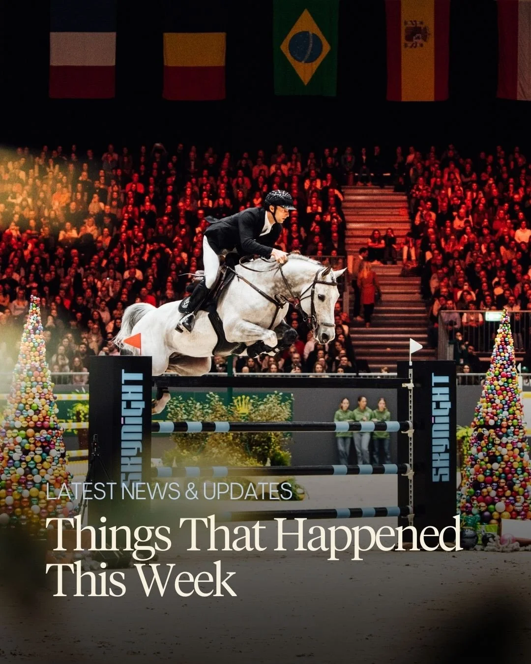 Things that happened this week:

🥇 Scott Brash wins IJRC Rolex Top 10 Final in Geneva.

🤝 LeMieux partners with Stella McCartney as more mainstream brands enter equestrian sport.

🇺🇸 Snoop Dogg joins Team USA as first-ever honorary equestrian coa