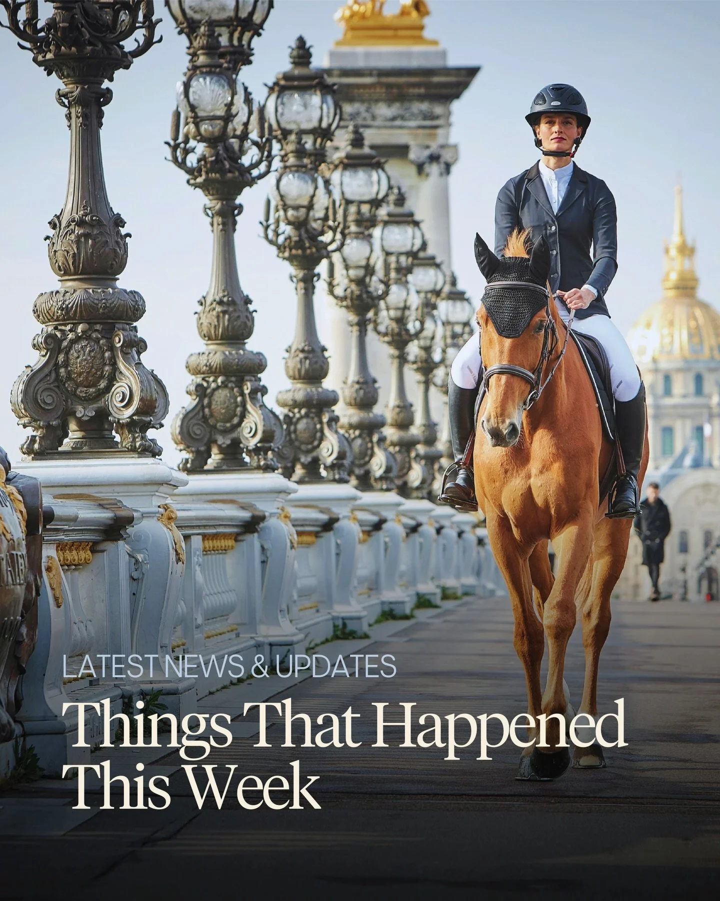 Things that happened this week:

🌟 Laura Kraut and Nina Mallevaey put two women back inside the showjumping world Top 10 for the first time in 16 years.

💰Olivia Rolfe and Blue Flame claimed a record $100,000 at Magic Millions.

🏆 Richard Vogel an