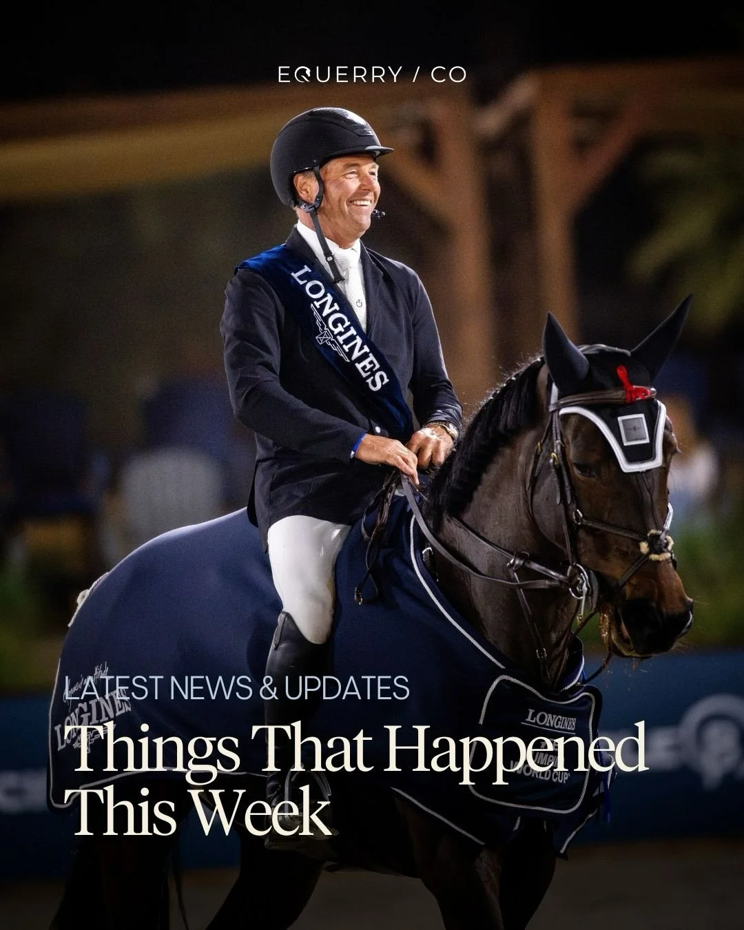Things that happened this week:

🏇 Legendary jockey Frankie Dettori announced his retirement in Rio de Janeiro yesterday, where he rode two winners.

🏆 Kyle King (USA) won his first ever Longines FEI Jumping World Cup&trade; this weekend in Thermal