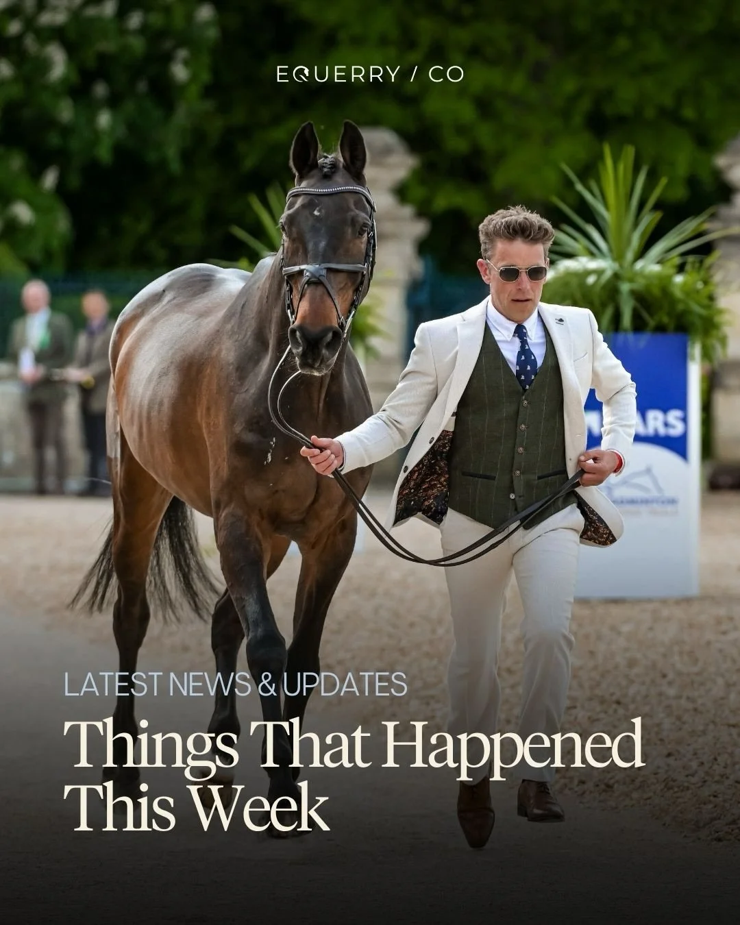Things that happened this week:  🐎 Ros Canter and Lordships Graffalo became the first combination to win Badminton three times. 

🌟 Kent Farrington returns to No. 1 postition in the Longines FEI World Rankings.

🎪 The Rolex Series has launched a n