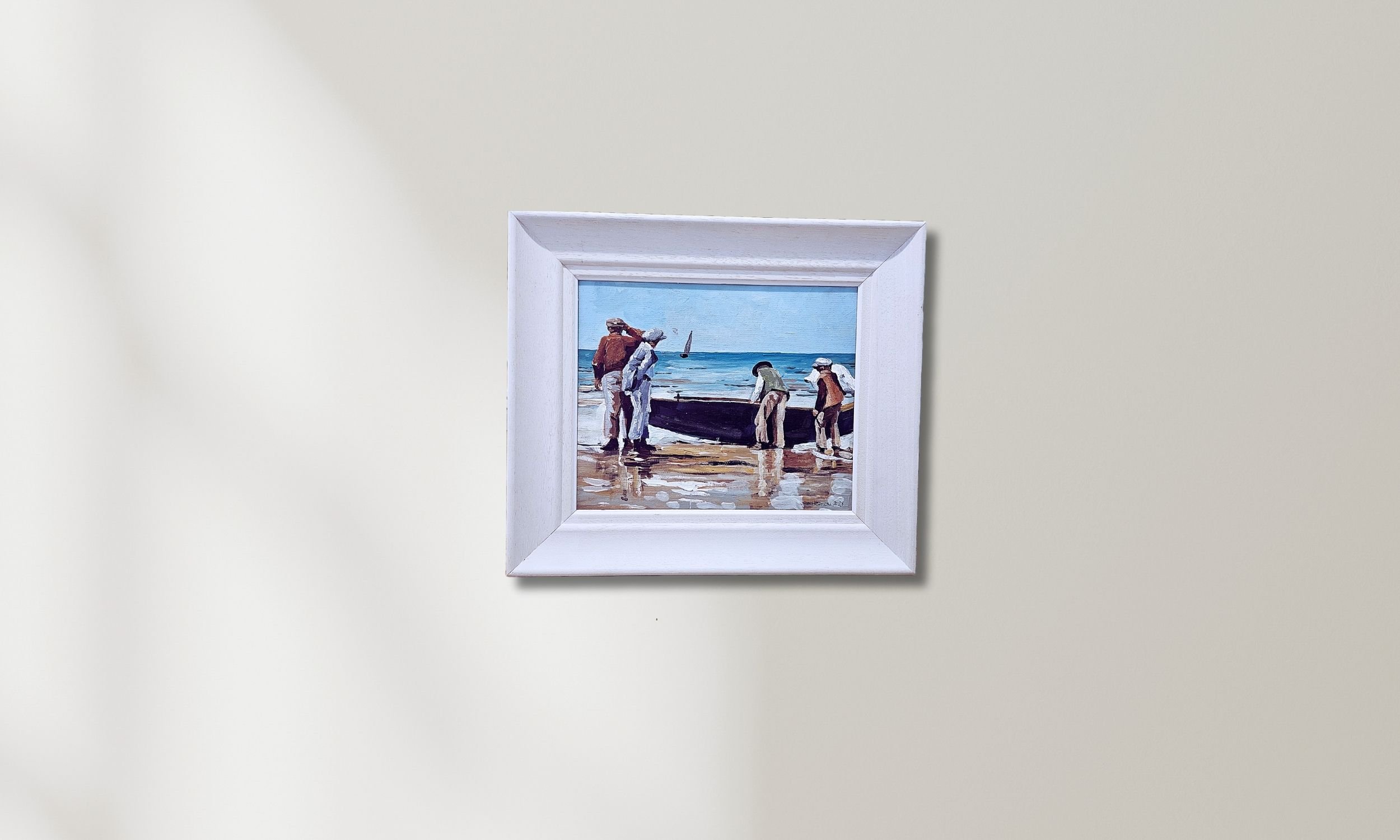Bringing_in_the_goods_Fishermen_1_15x15_unaheatonart.jpg