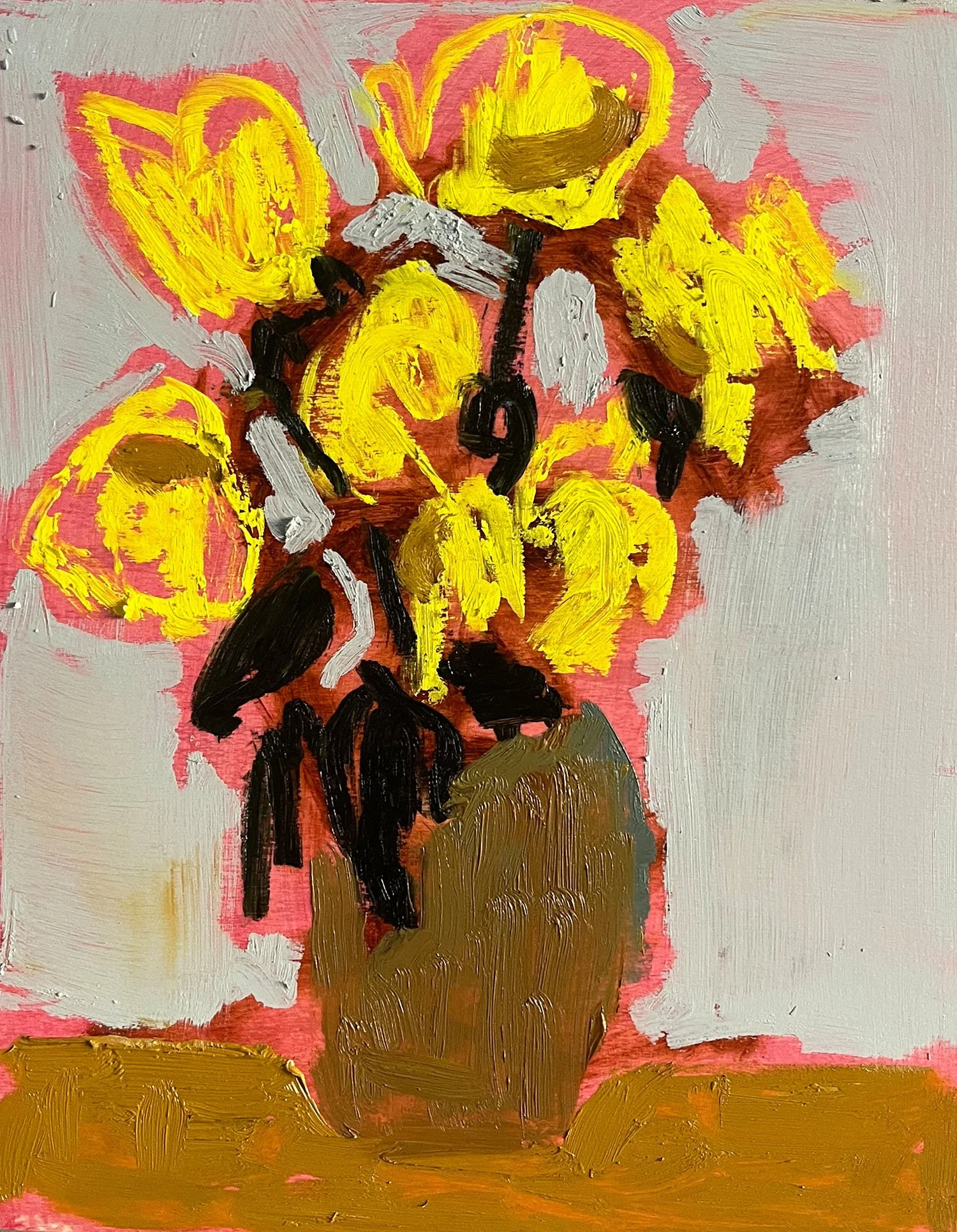 Jerry, Öl auf Bord, 12 x 16 inches, 2026