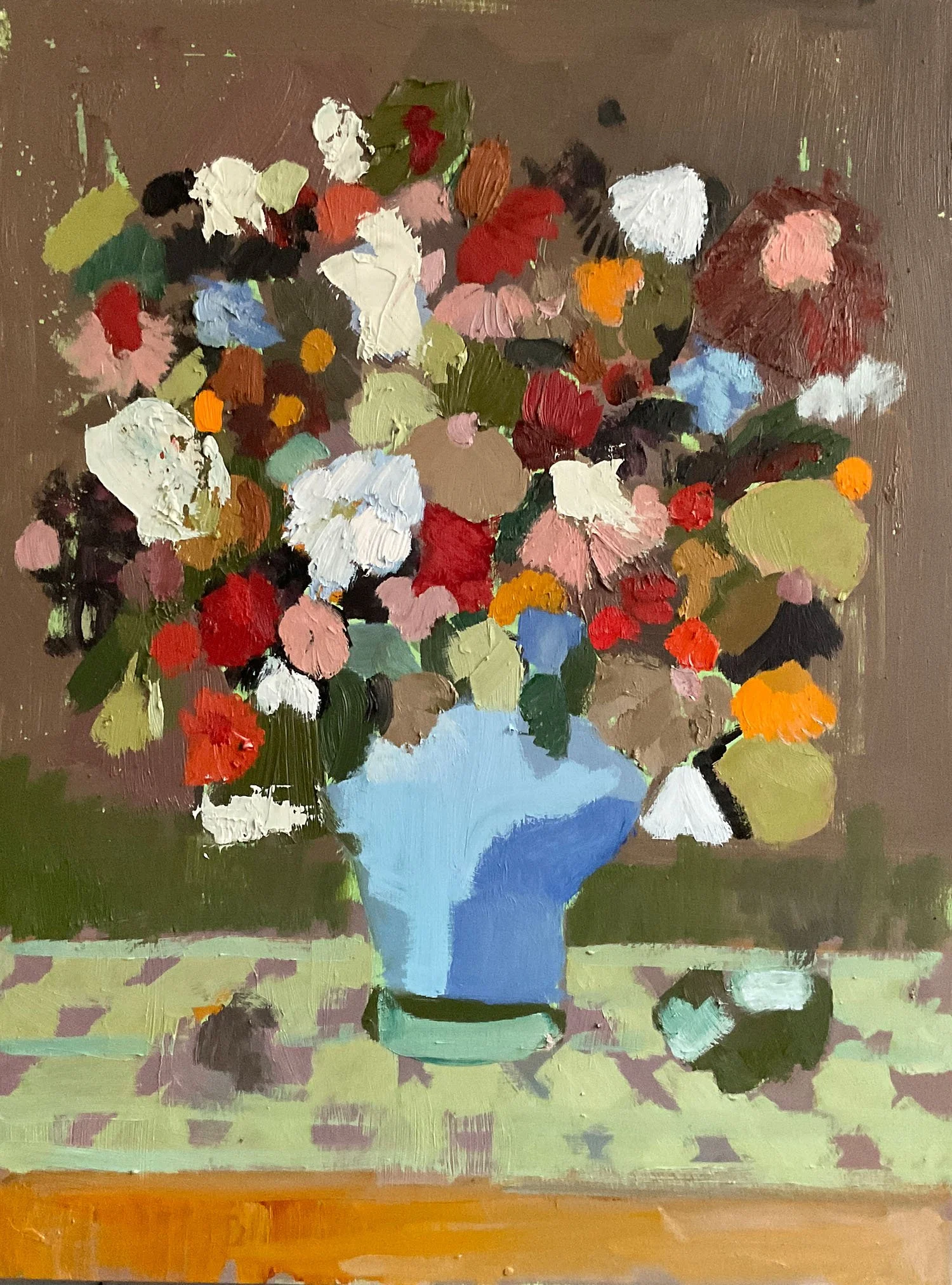 Adam, Öl auf Holz, 45 x 60 cm, 2025