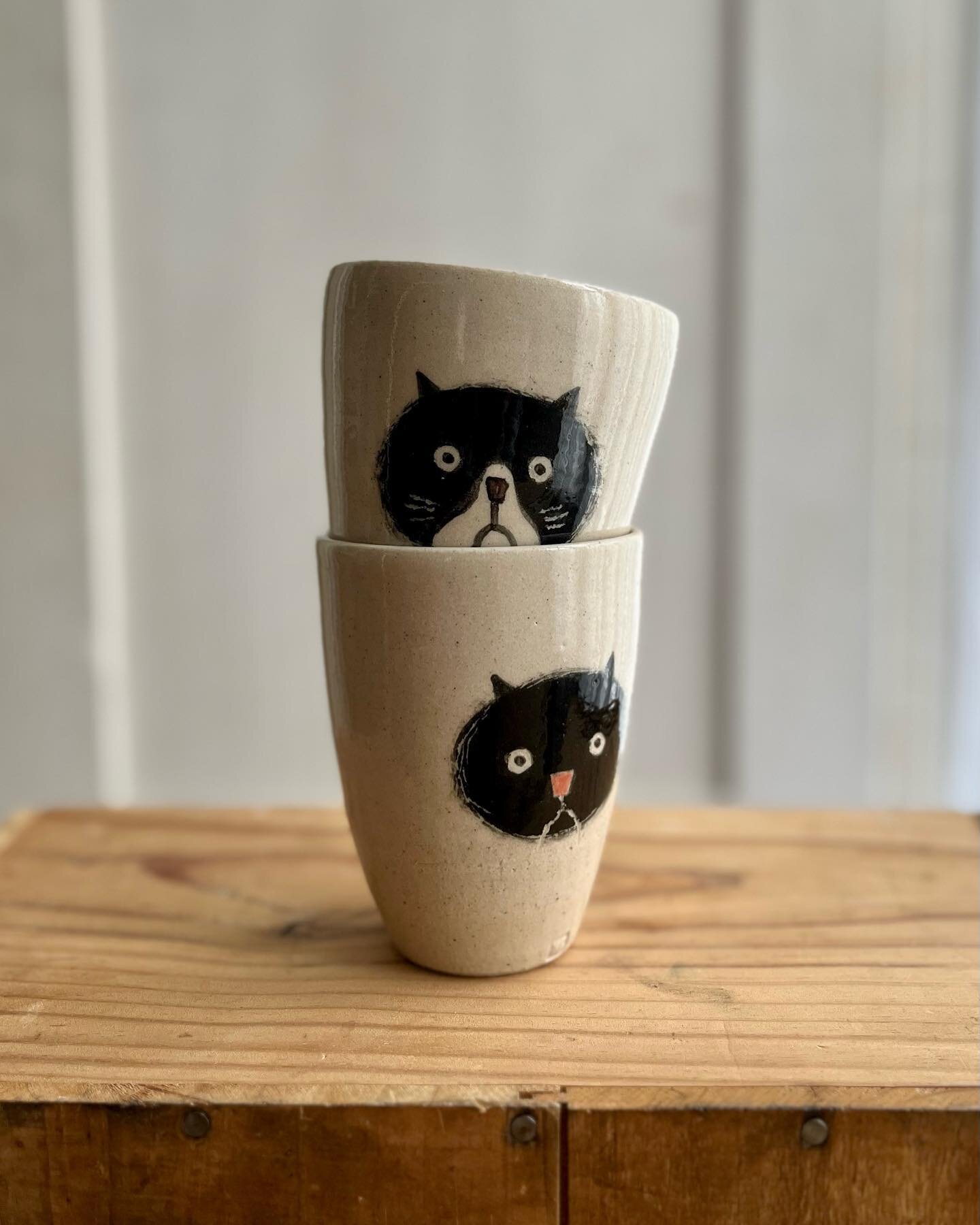 Do you remember the grumpy cat beer tumblers from last year? These are hand-painted by @francescastle, an illustrator who also runs a successful record label Clay Pipe. This collaboration project began three years ago. 
I'll be showcasing some of the