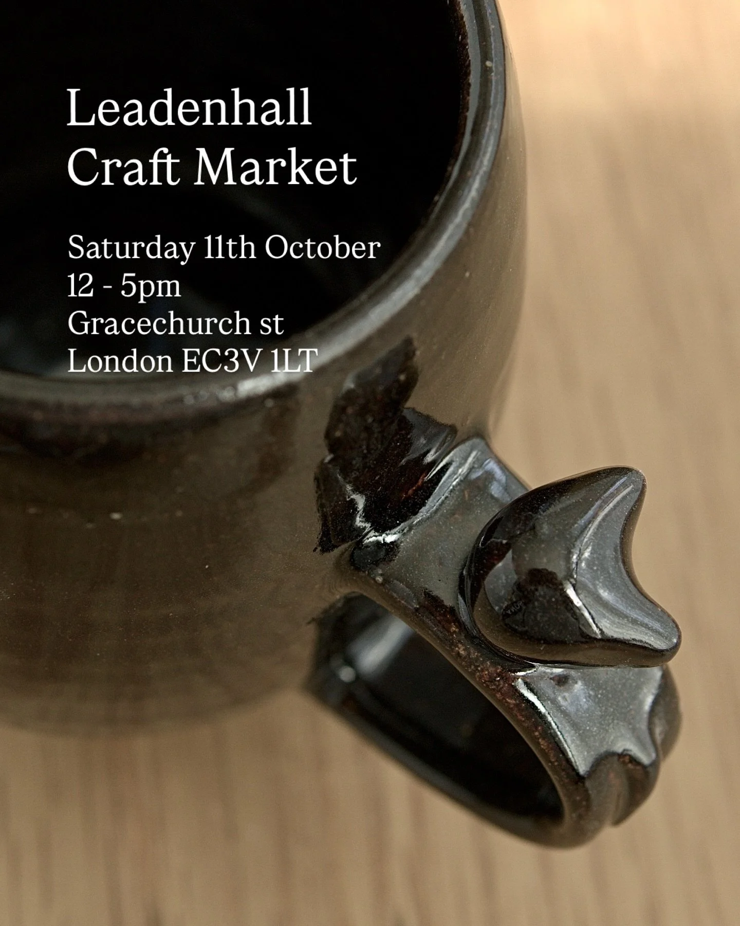 First time at Leadenhall Craft Market this Saturday😻
Can’t wait - such a beautiful venue!