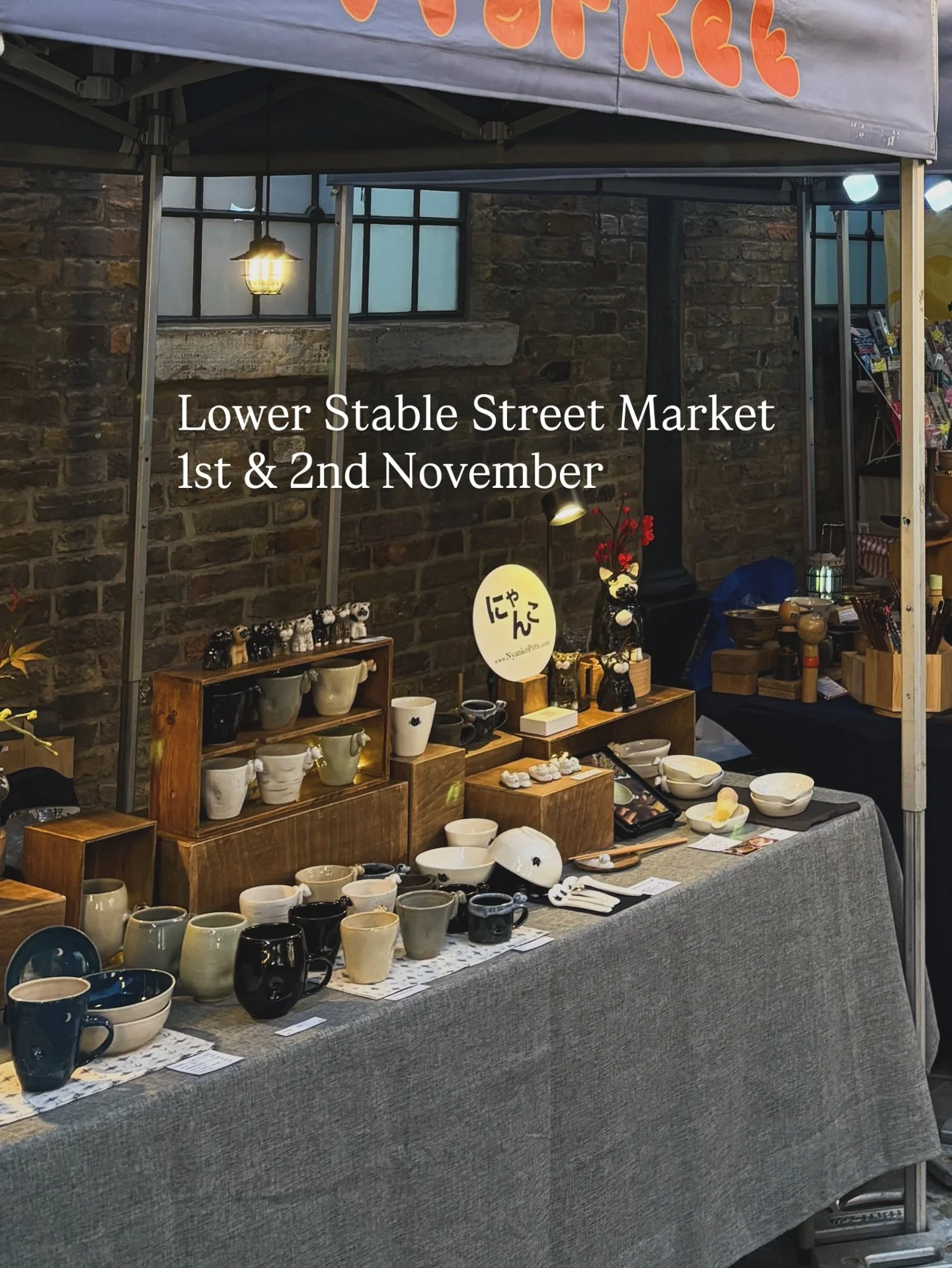 Lower Stable Street Market this weekend😺
See you there! ⭐️

@lowerstablestreetmarket @coaldropsyard 

#handmadeceramics #ceramiccat #handmadeinlondon #londonmarket