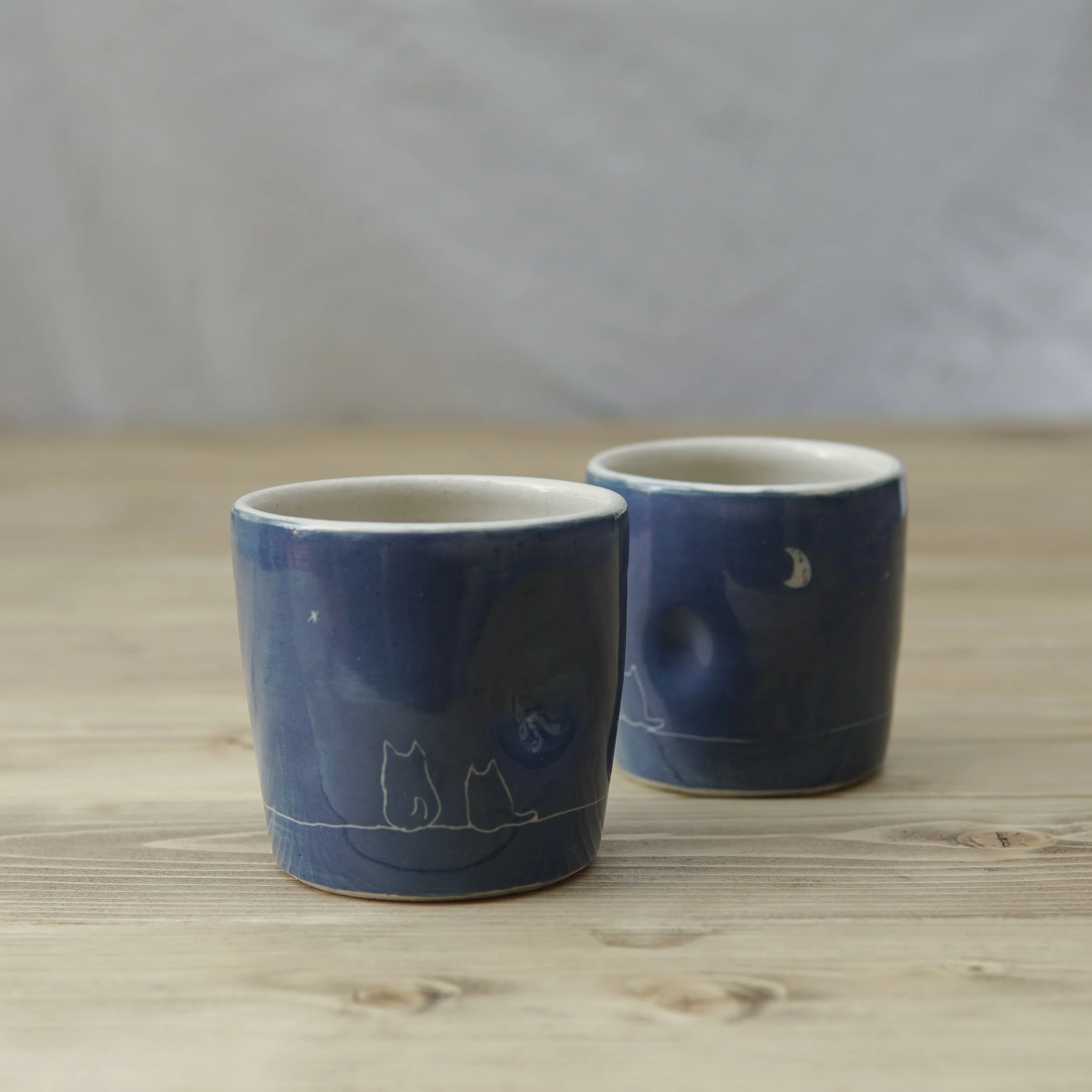 Yoru Neko Flat White Cup