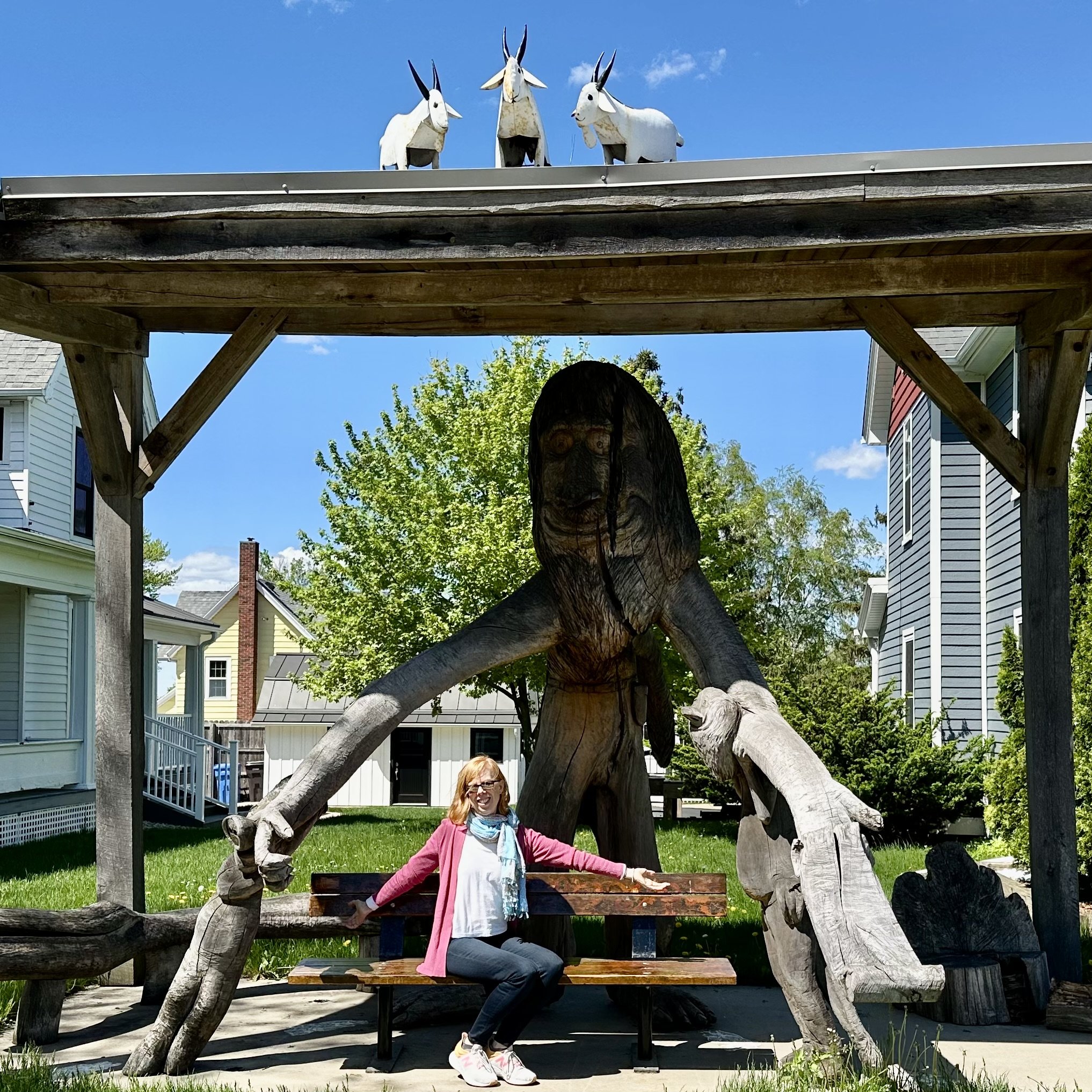 Stumbling upon this whimsical sculpture on my travels reminds me of the endless creativity in the world. Every artist's perspective offers a unique spark of inspiration! 🌍🎨

 #ArtisticJourney #InspiredTravels #mounthoreb #trollunderbridge