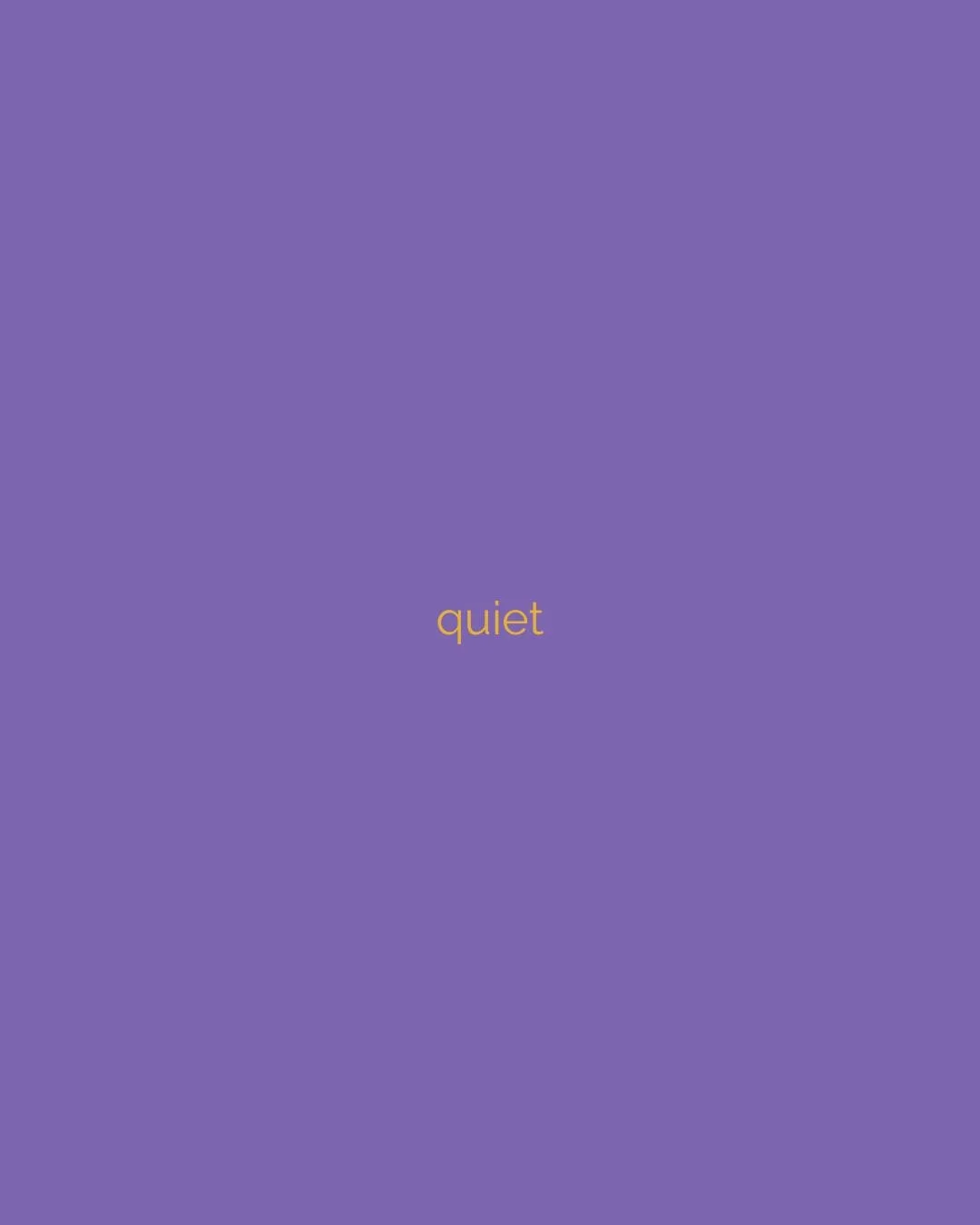 Quiet. 💜
Holy Week begins with a hush. It&rsquo;s a time to step back, listen deeply, and let the story unfold without rushing past it. Here in the studio, we&rsquo;re entering that quiet too, taking a short social media pause to honor the week and 