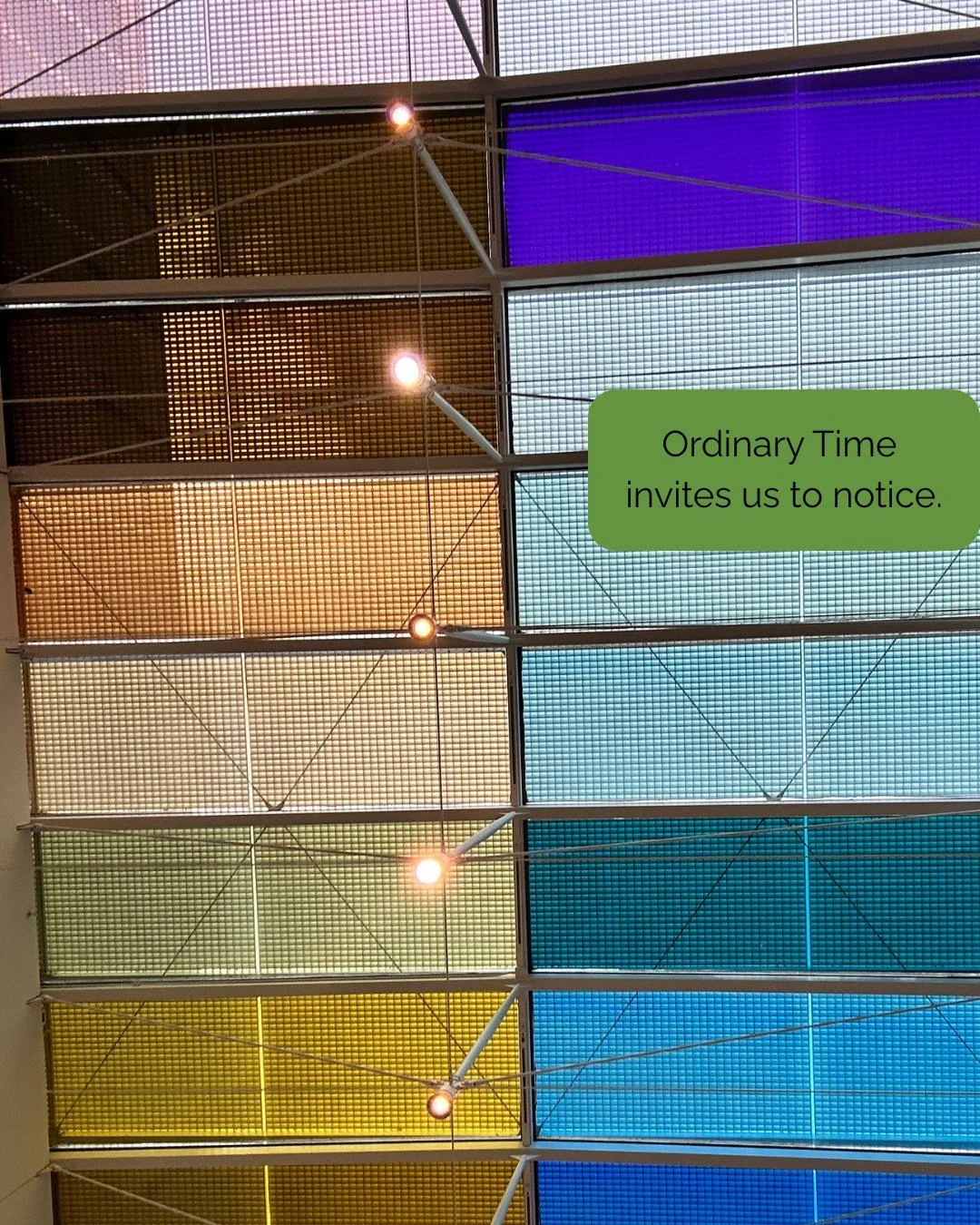Even the ceiling became part of the experience. 🧡

In the contemporary wing of the Art Institute of Chicago, color and light stretched overhead. A reminder that thoughtful design can turn ordinary movement through a space into something memorable.

