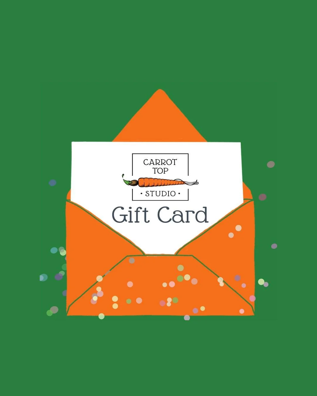 Sometimes the best gift is letting someone choose the piece that speaks to them most. 🧡

Carrot Top Studio gift cards make it easy to celebrate pastors, teachers, graduates, artists, and thoughtful souls with meaningful art for worship and everyday 