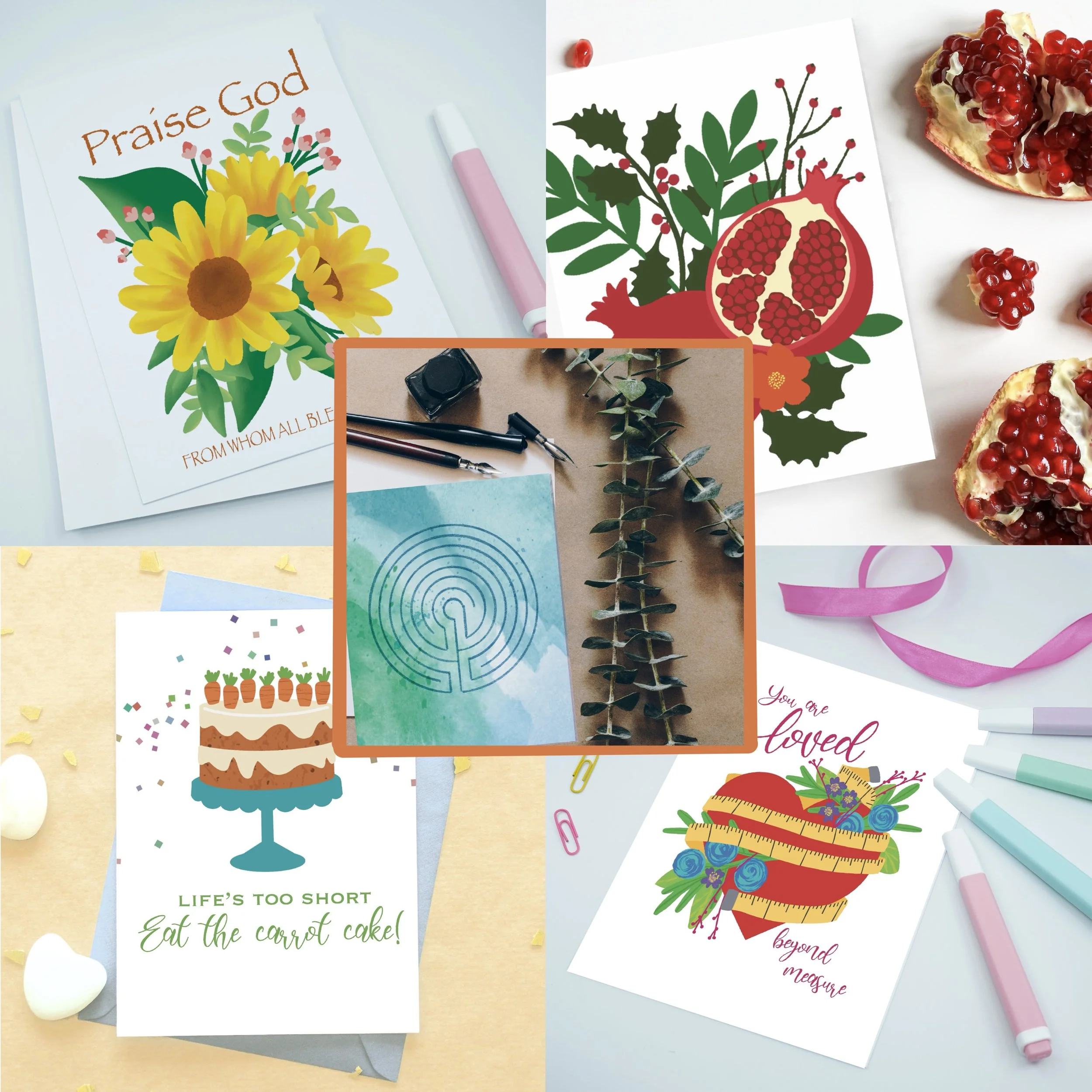 Carrot Top Studio - variety pack of note cards.jpg