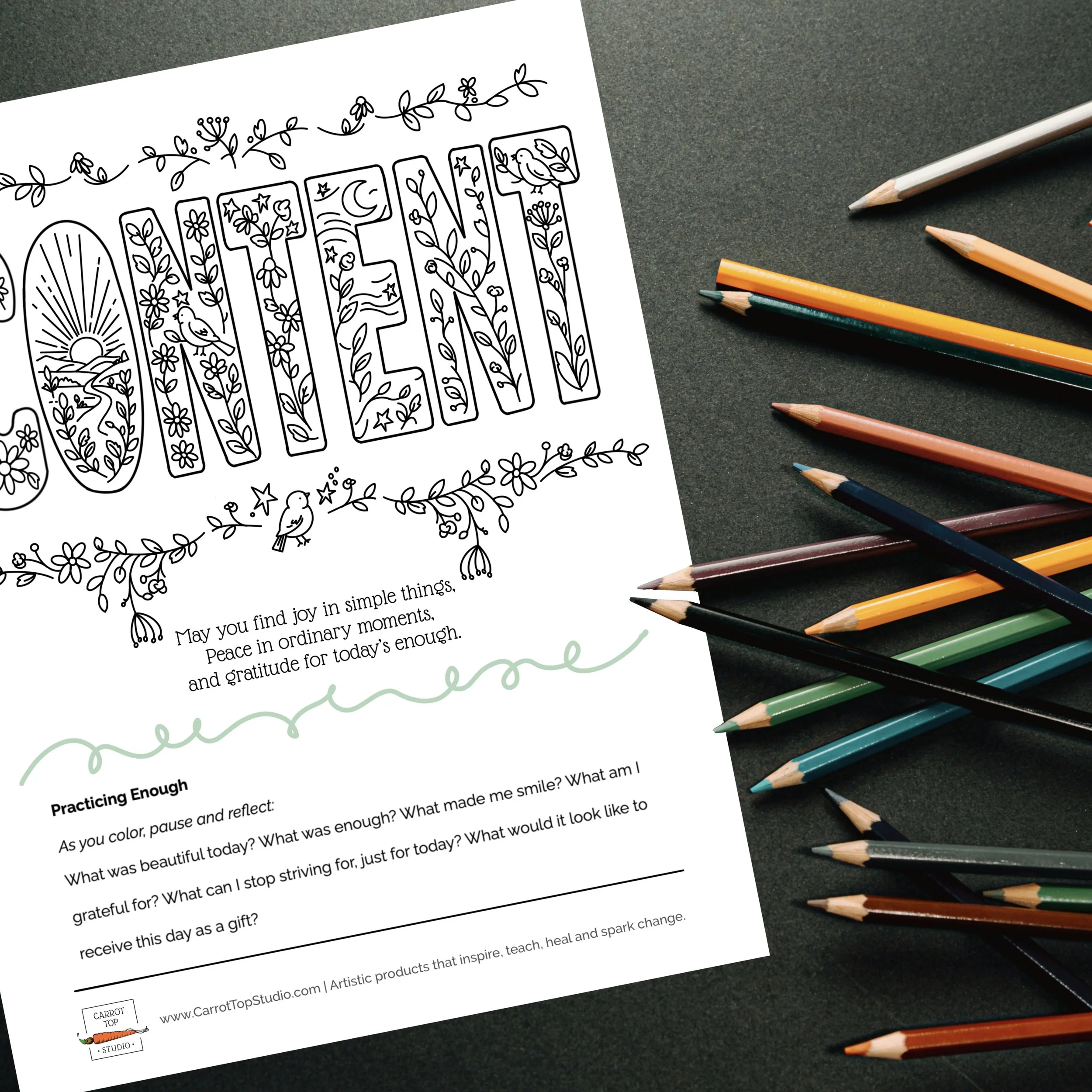 Content | Coloring page
