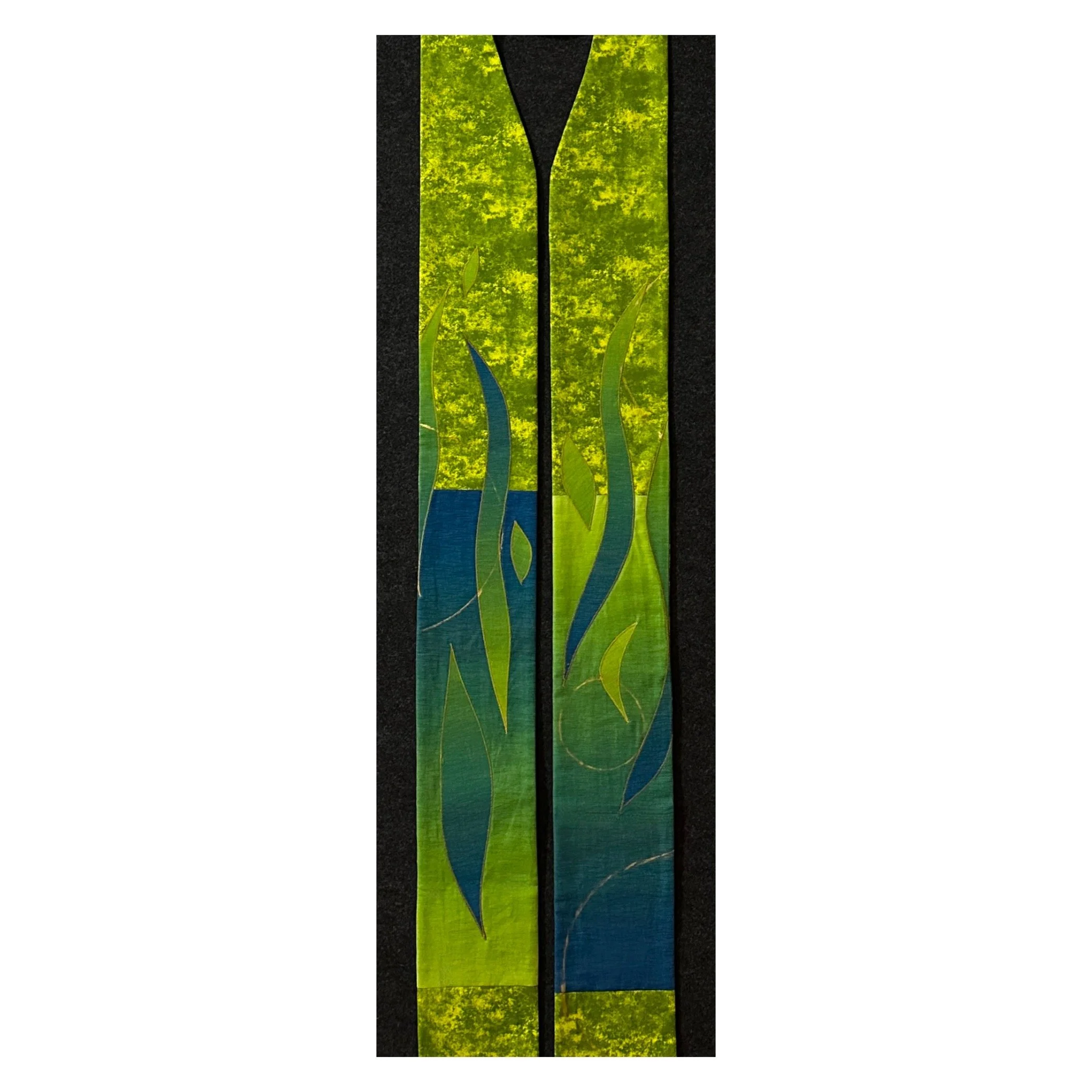Breath of Creation | Green Ordinary Time Clergy Stole