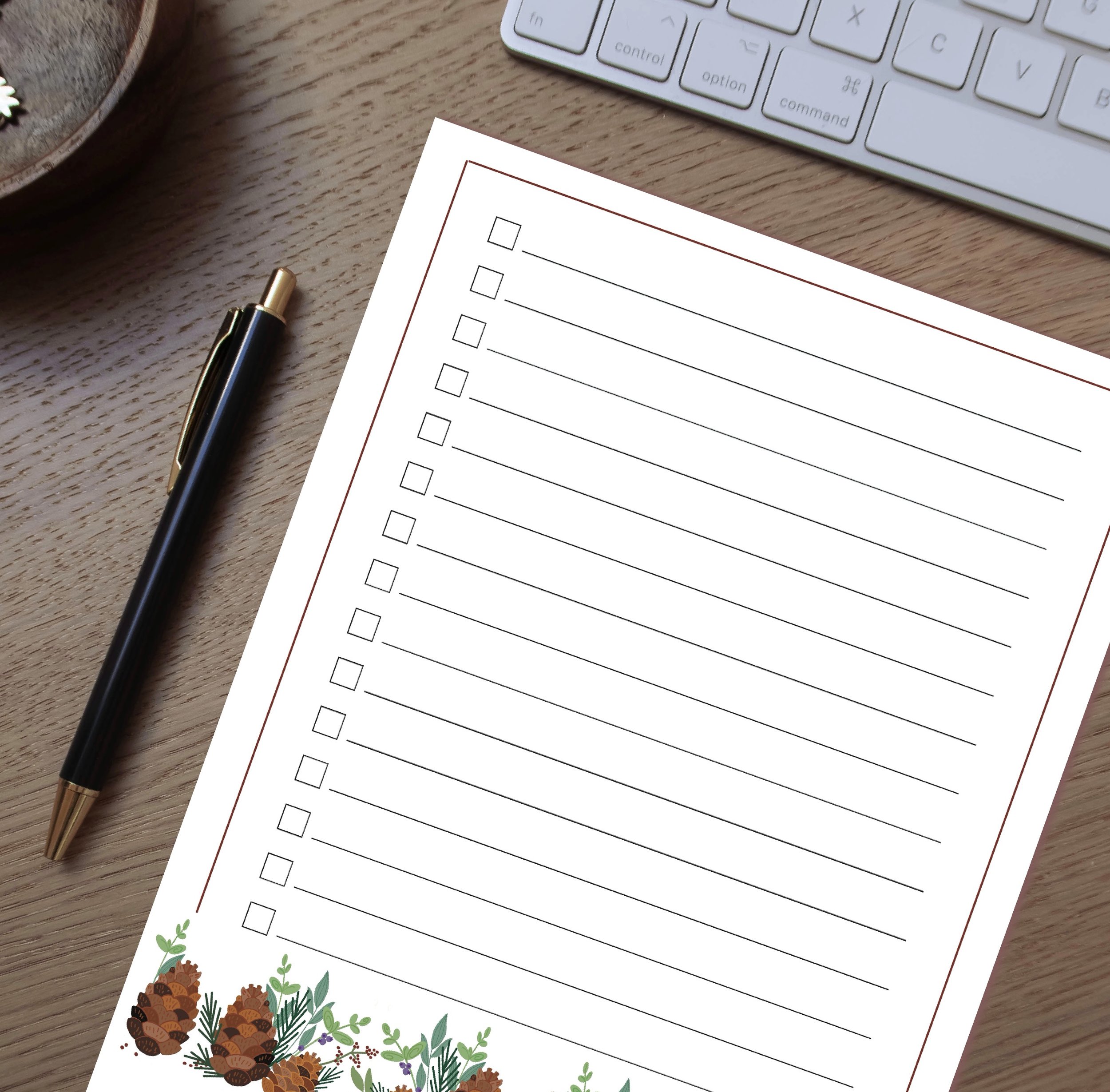 860 Winter checklist lined paper by Carrot Top Studio - detail 3.jpg
