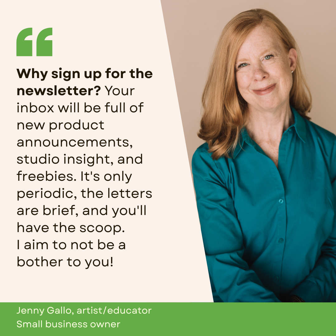 Subscribe to Carrot Top Studio for the latest news and special offers.