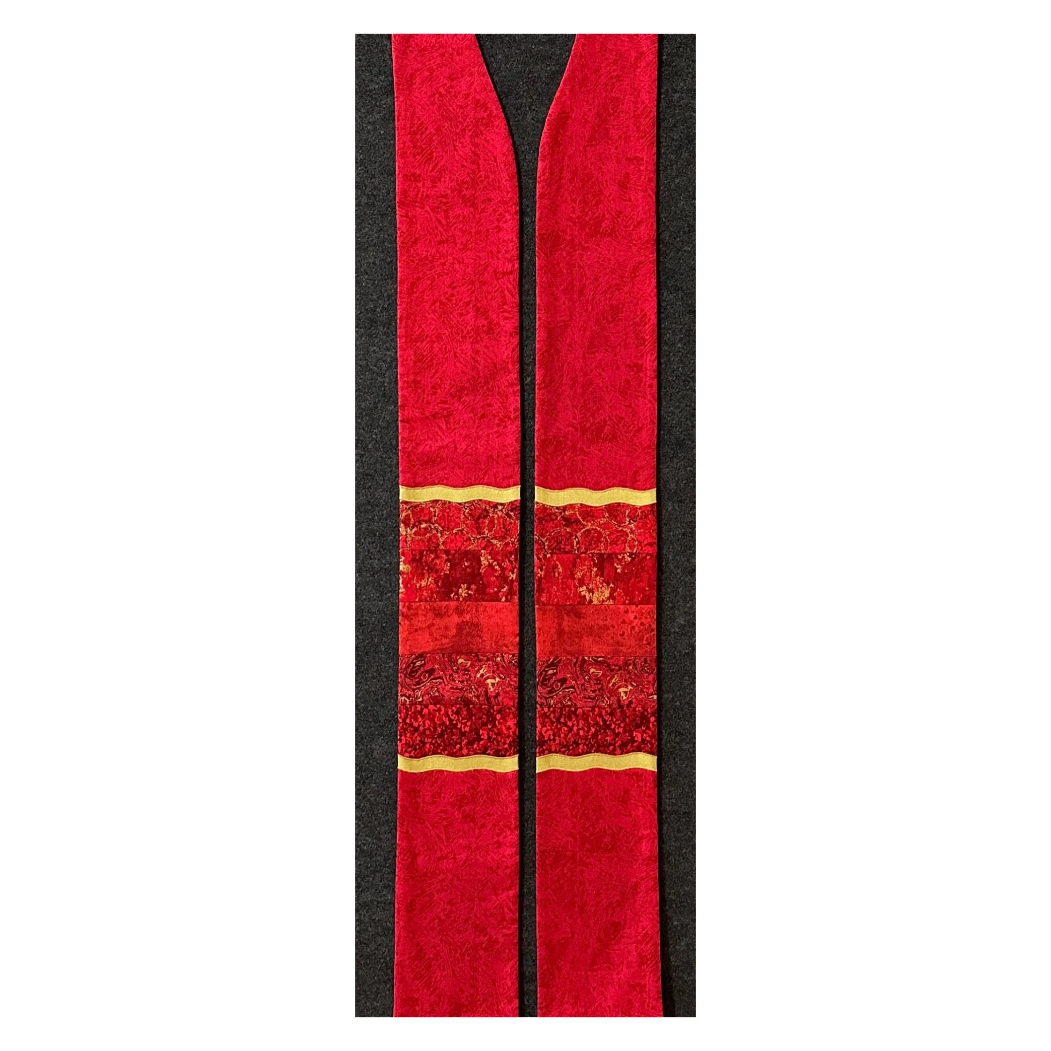 Pieced Border | Pentecost clergy stole