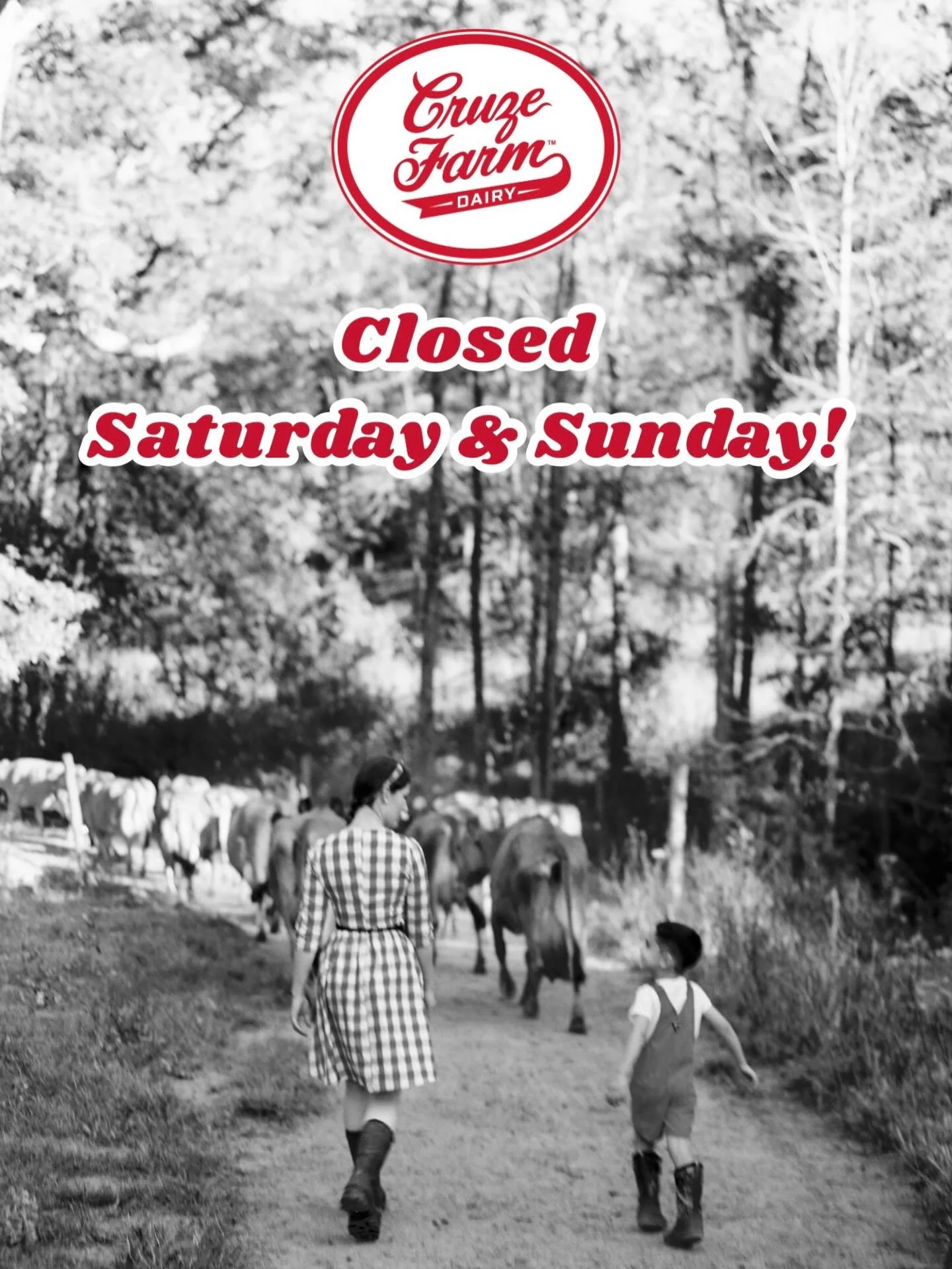 We will be back open soon! ❤️🐮