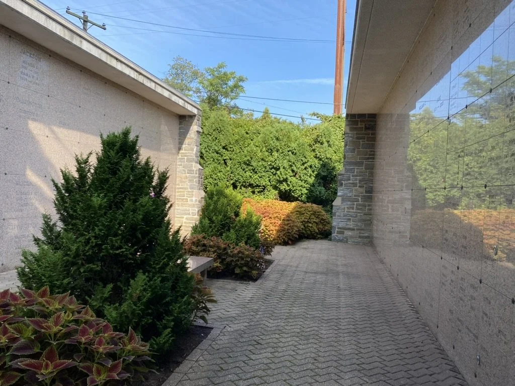 The courtyard prior to the improvements