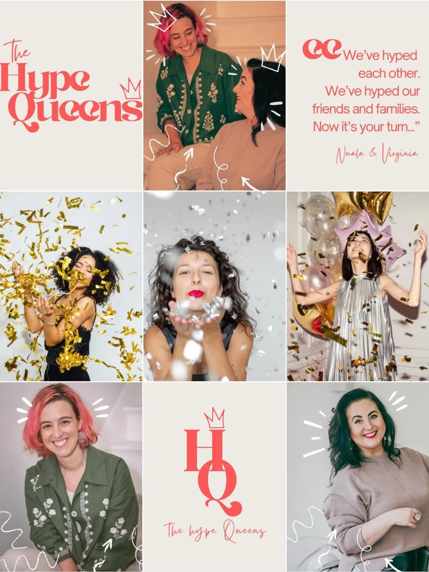 @adornbespokestyling and I have done a thing! 

Two Hype Queens. One mission: to make sure you never shrink yourself again.

We have come together because most women do not need more &ldquo;motivation&rdquo;. They need someone in their corner with th