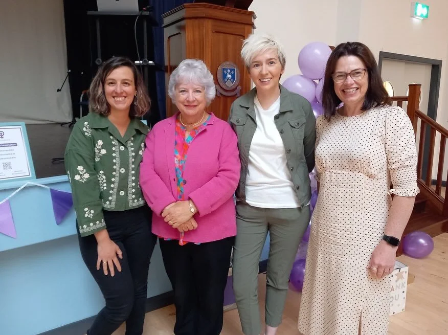 One Saturday I attended was another impactful unconference by @womensaidni Disruptive women. 

I had the privilege to share the stage with @nic_ni_c @ndevlin07 Roisin Marshall and @behnazzzmafakheri . 

I was deeply moved by a powerful song  called &