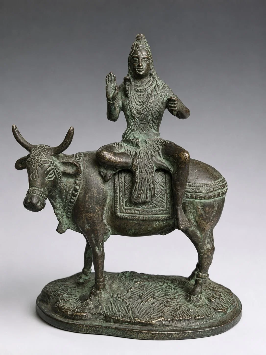 Lord Shiva and Nandi sculpture