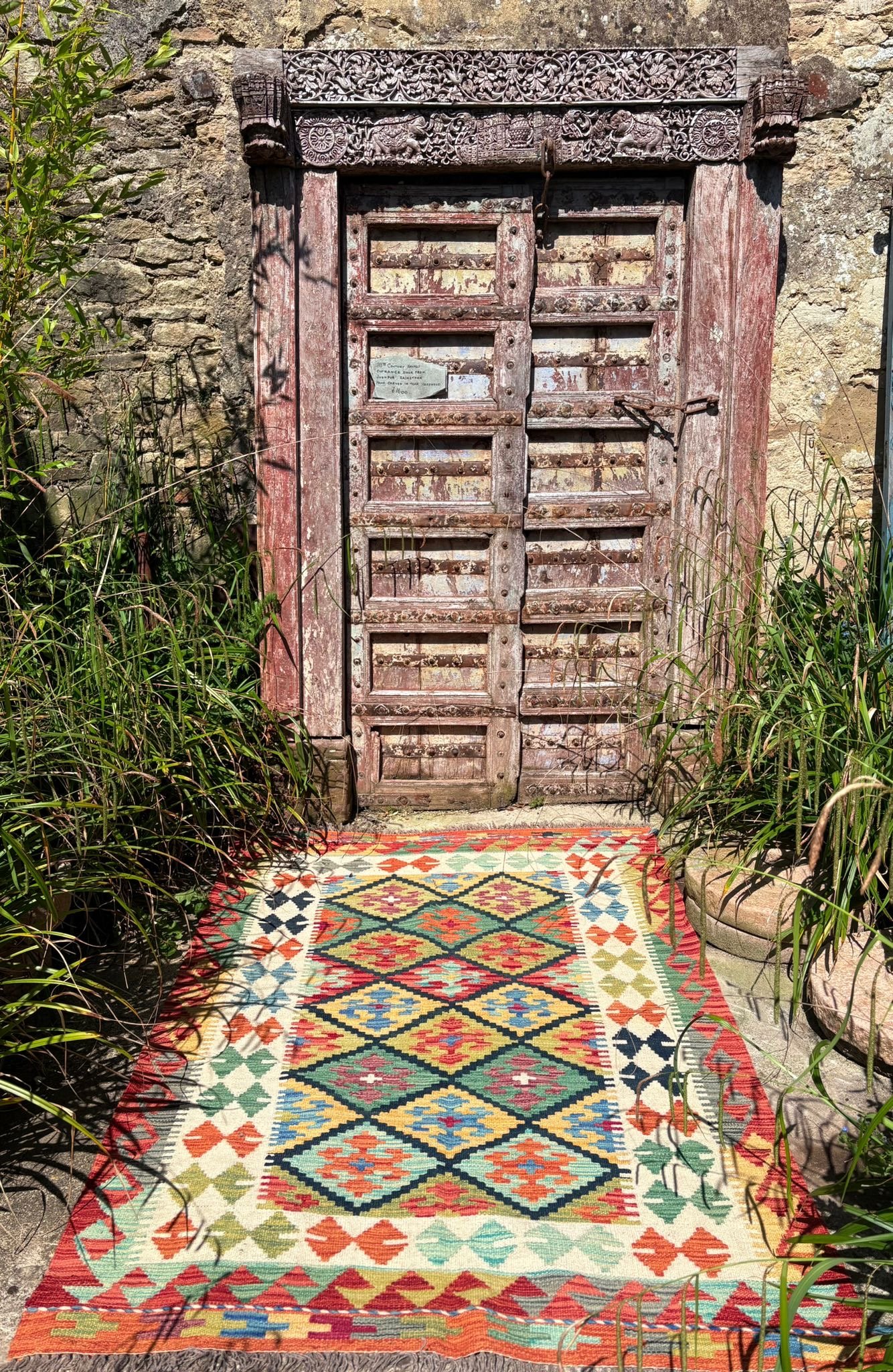Bright colours kilim