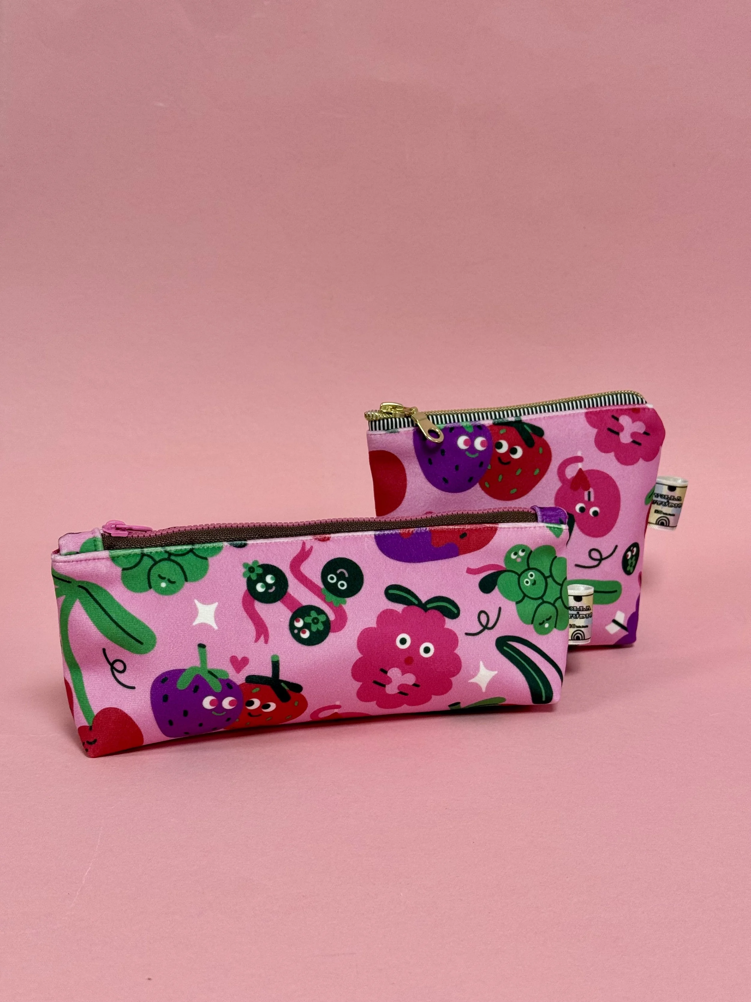 Slim Velvet Makeup & Pencil Case - Yolla x Lauren Morsley
