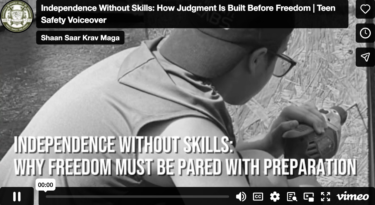 Independence Without Skills: Why Freedom Must Be Paired With Preparation