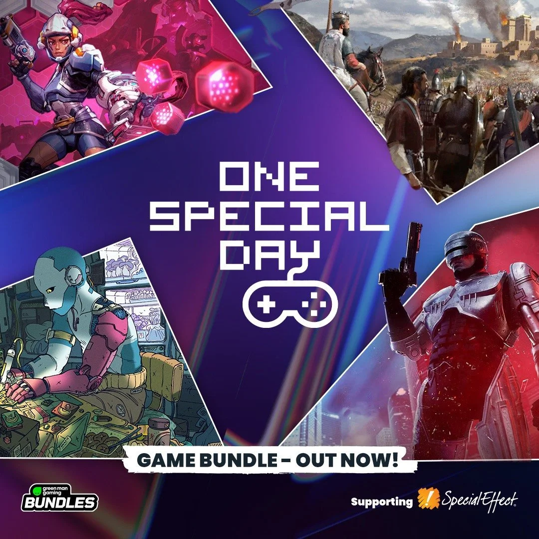 Honoured to have Border Pioneer as part of @greenmangaming's very first One Special Day Bundle.

Get 8 incredible games and a portion of the proceeds go to the awesome @specialeffectteam, a charity that works hard to make videogames accessible for pe