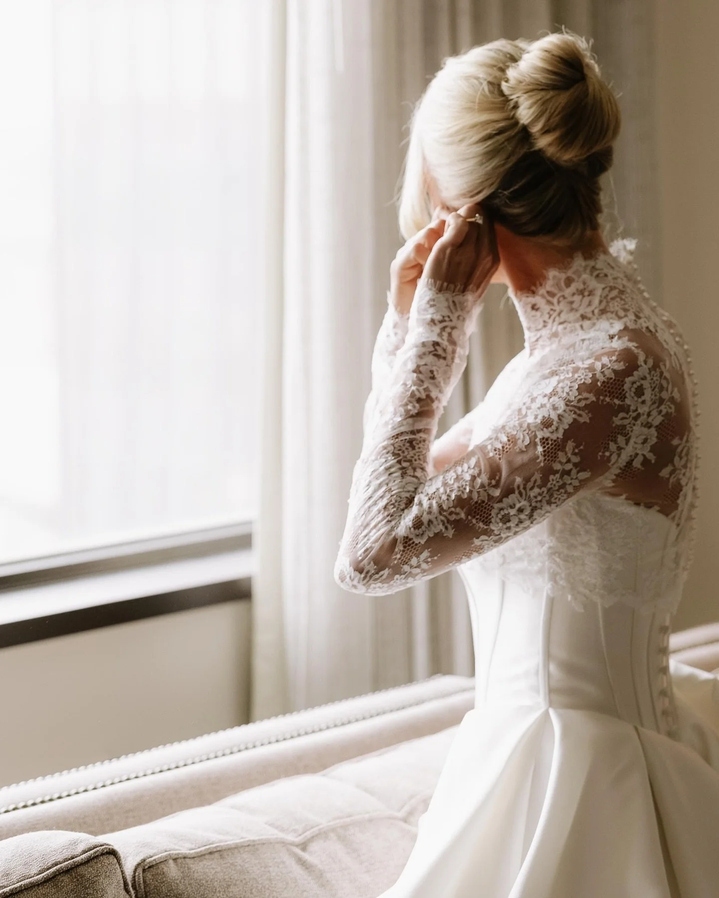 A moment for the bride ✨