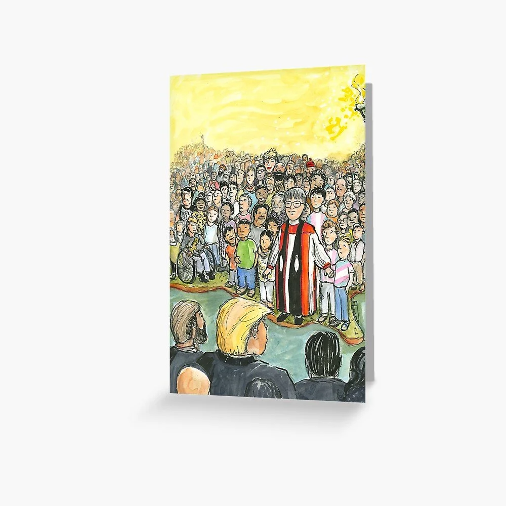 "The Gulf of Empathy"  (10 Pack) FOLDED CARDS-- 5 x 7 Cards