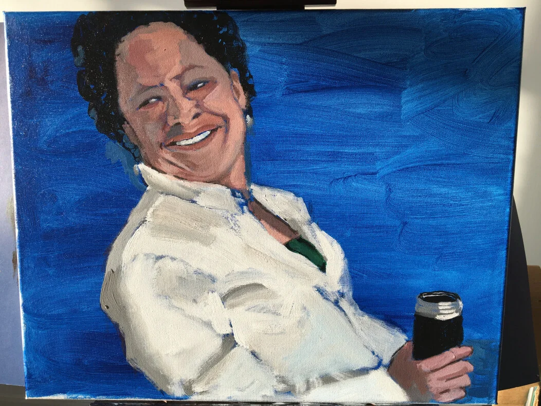 Jaime, acrylic 16 x 20, (NFS)