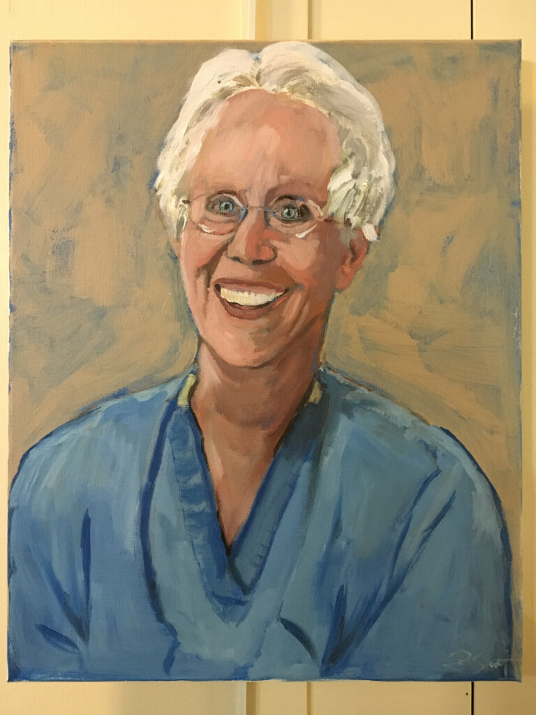Portrait of Anna, acrylic 20 x 24 (NFS)