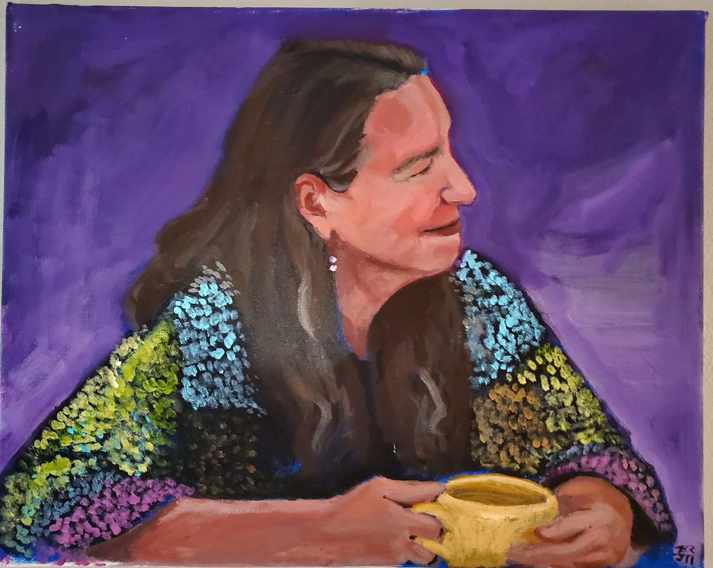 Deb, 16 x 20  acrylic on canvas, ($300)