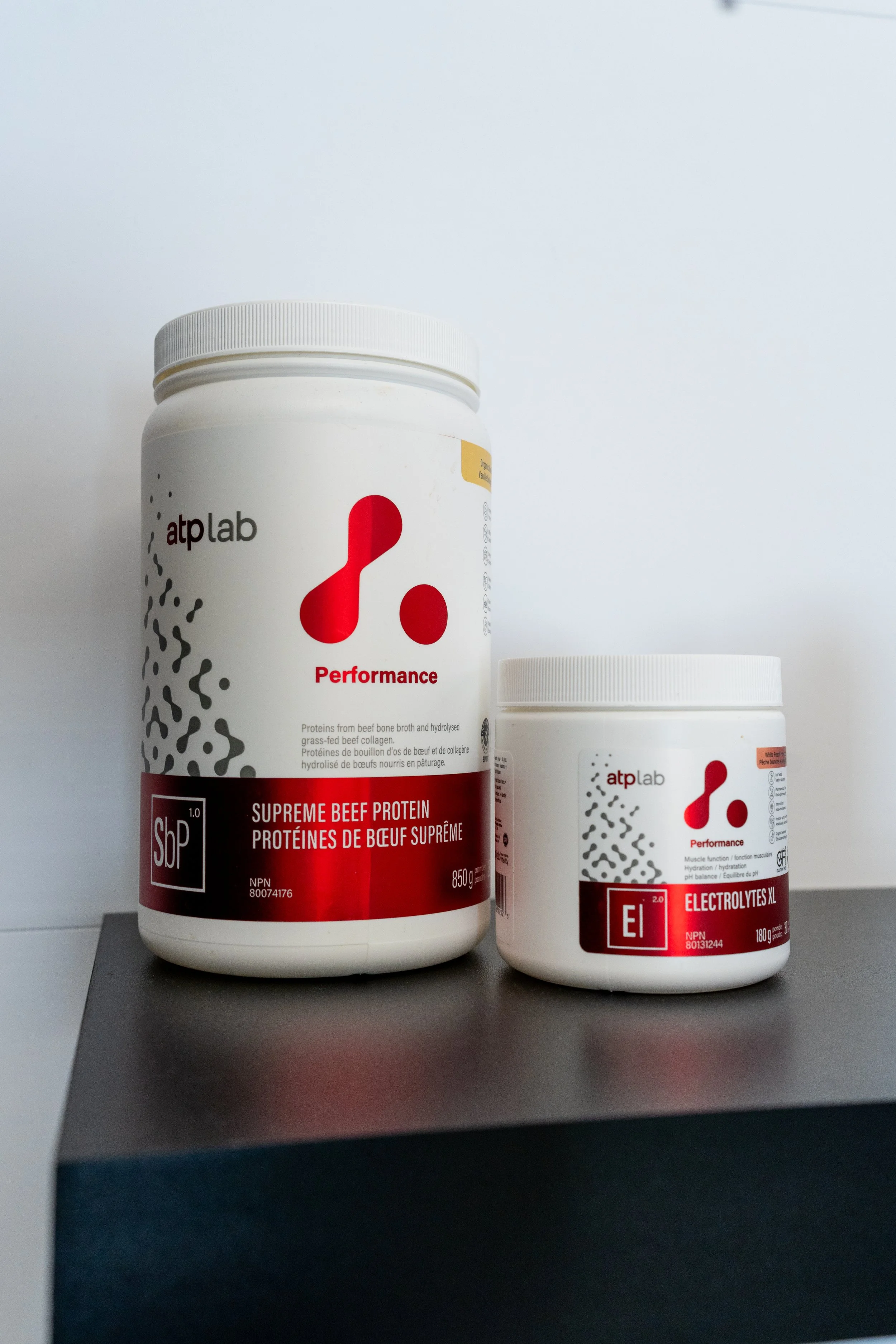 Protein Powder and Electrolytes for purchase at Jolt Fitness South Huron