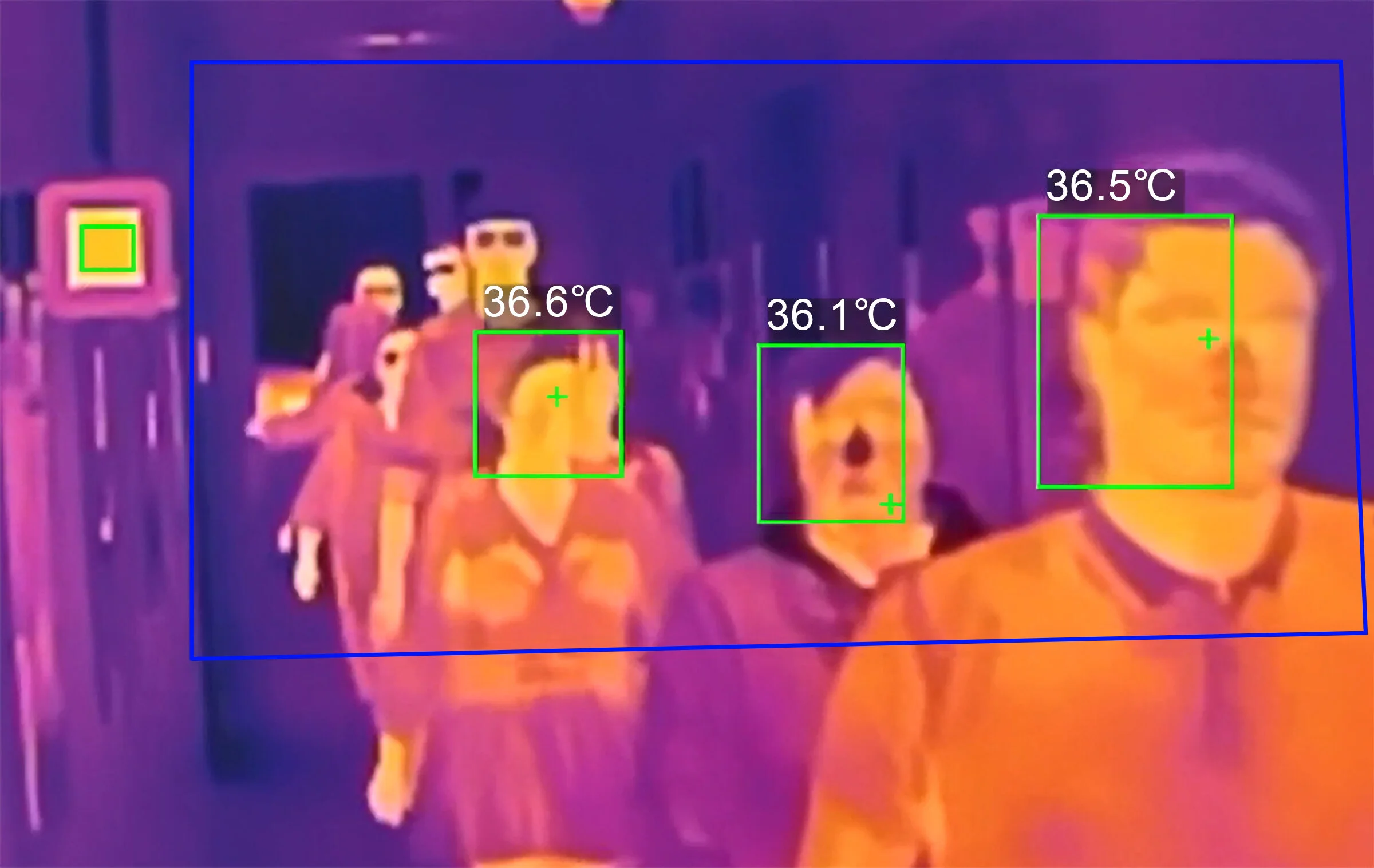Effortless and Contactless COVID-19 Temperature Scanning