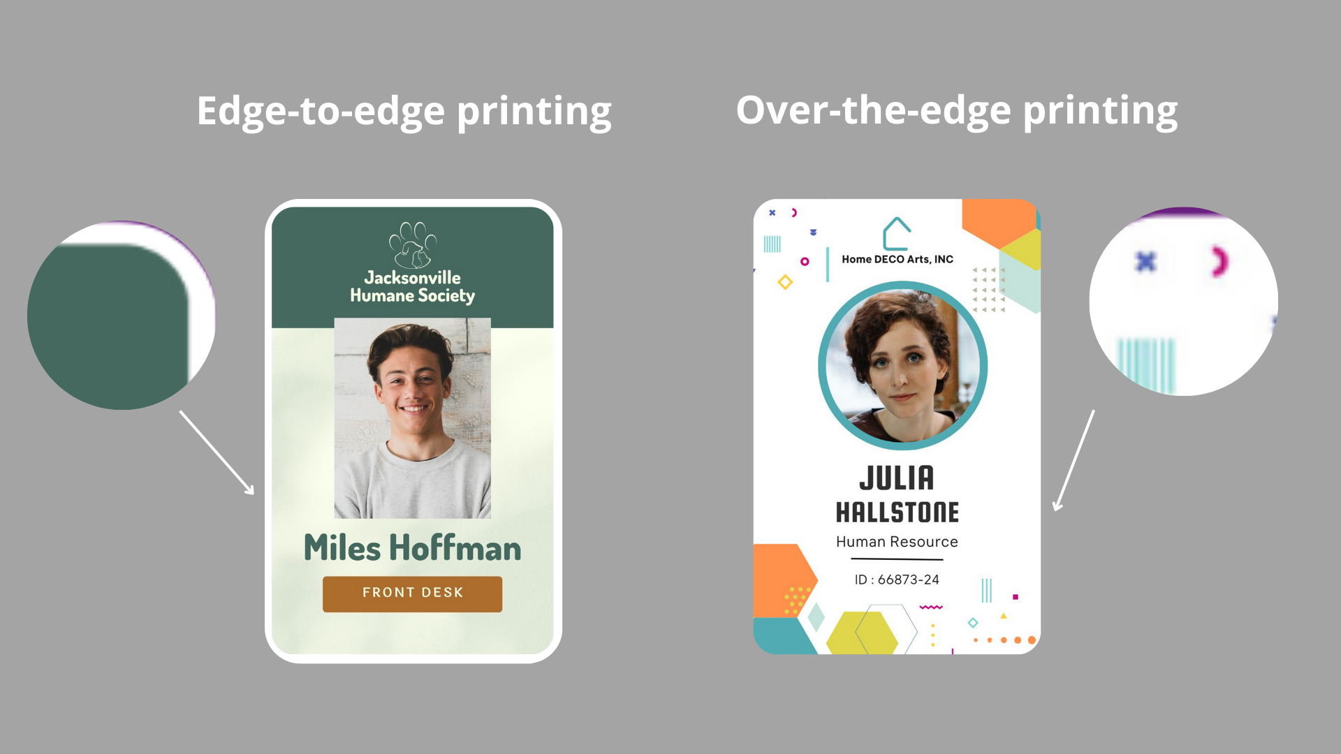 Edge-to-Edge vs. Over-the-Edge ID Card Printing: What You Need to Know