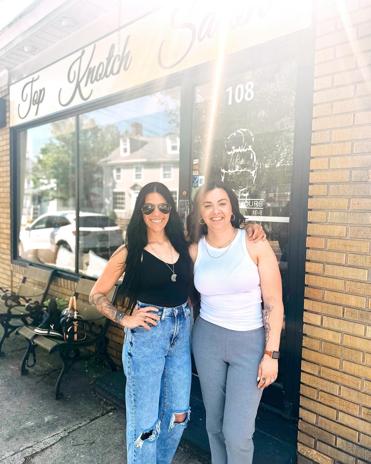 Top Knotch Salon is officially under new ownership! 🥳🎊🍾 
.
Thank you to all of our clients and staff who have made the past 4 years a groundbreaking success! We are so excited for Kelly &amp; Alexis to take on this new chapter; and continue to pro