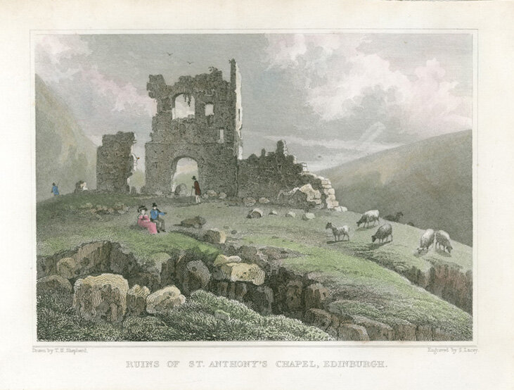 RUINS OF ST ANTHONYS CHAPEL BY SHEPHERD.jpg