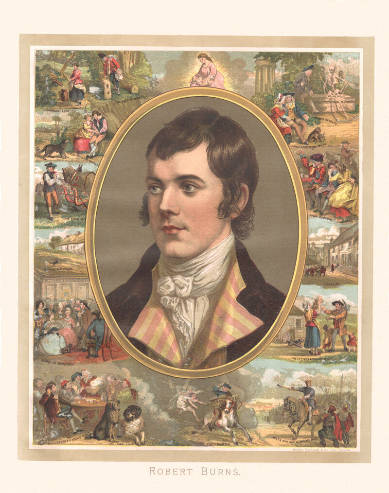 ROBERT BURNS CHROMOLITHOGRAPH WITH VIGNETTES.jpg