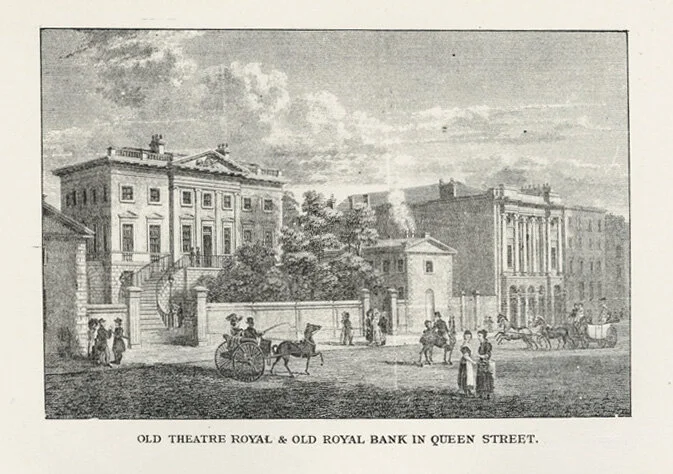 OLD THEATRE ROYAL AND OLD ROYAL BANK IN QUEEN STREET GLASGOW.jpg