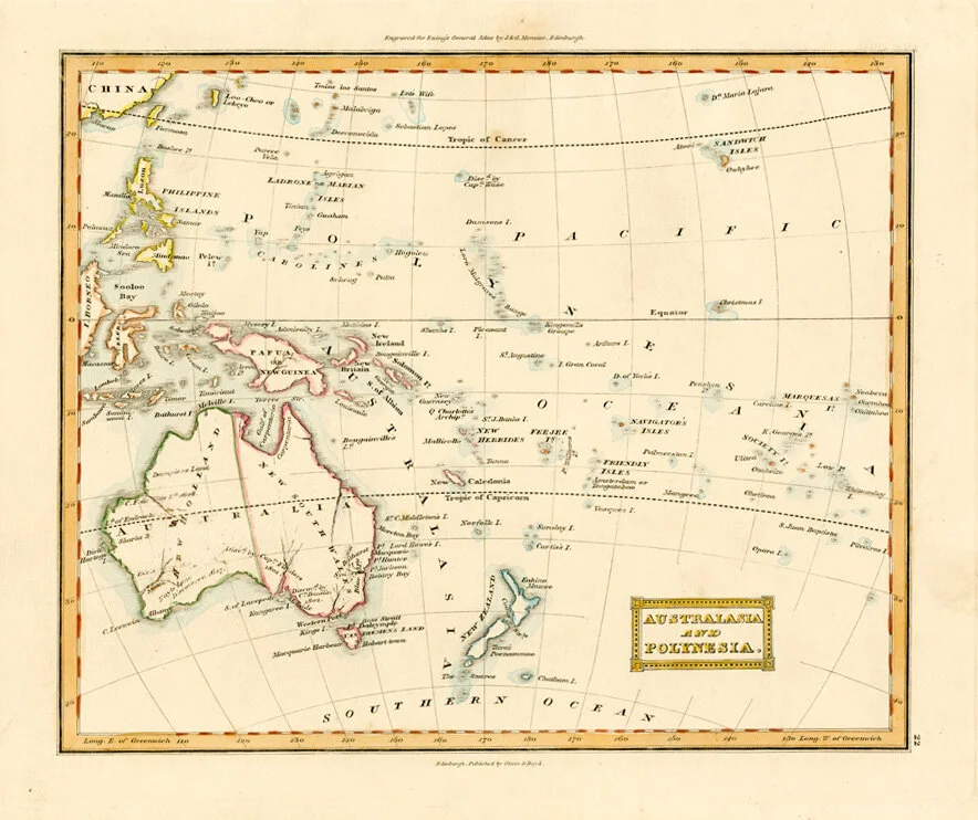 MAP OF AUSTRALIA AND POLYNESIA BY EWING 1828.jpg