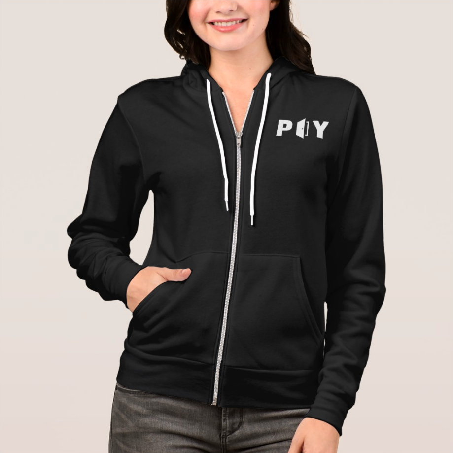 PYI_Activewear_Womens_Hoodies_BellaCanvas_PdoorY_Black_front.png