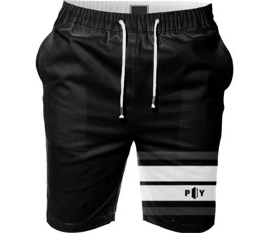 PYI_Activewear_Mens_PAOM_SummerShorts_Stripe_BlackWhite.png